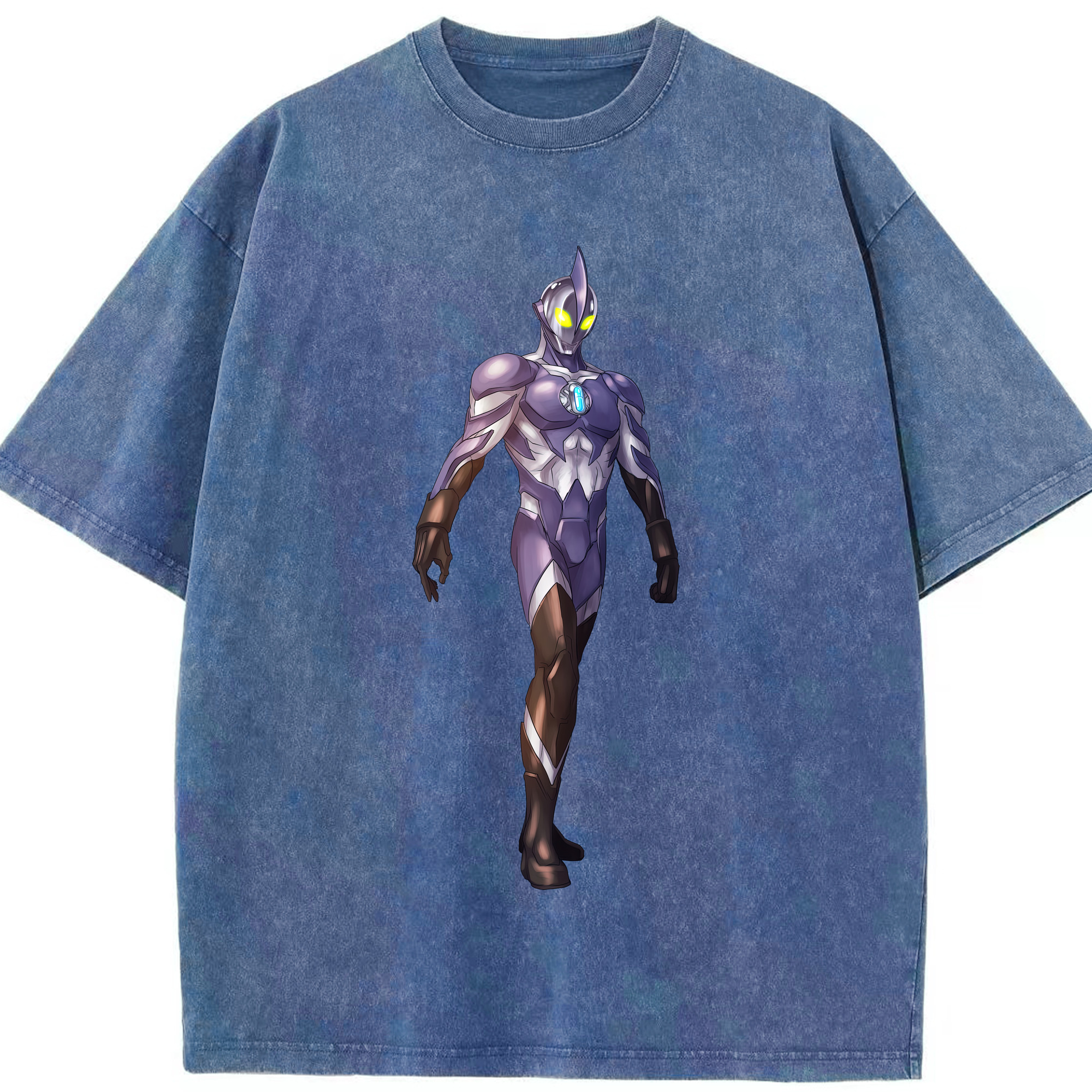 （画像用） ウルトラマン Ultraman 綿100% ヴィンテージ風 半袖Tシャツ（フロントプリント）