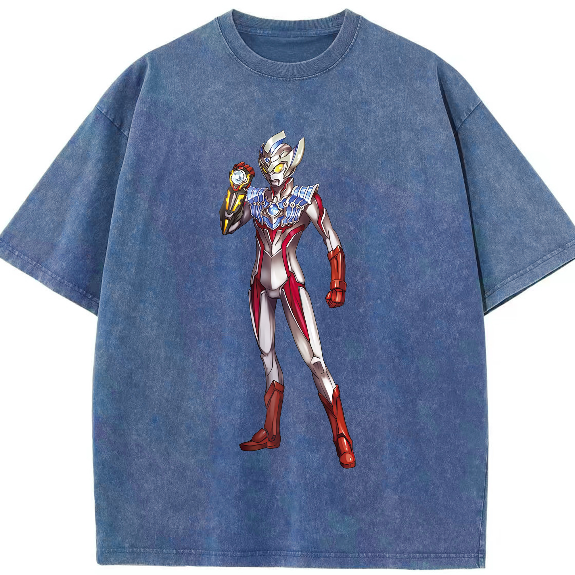 （画像用） ウルトラマン Ultraman 綿100% ヴィンテージ風 半袖Tシャツ（フロントプリント）