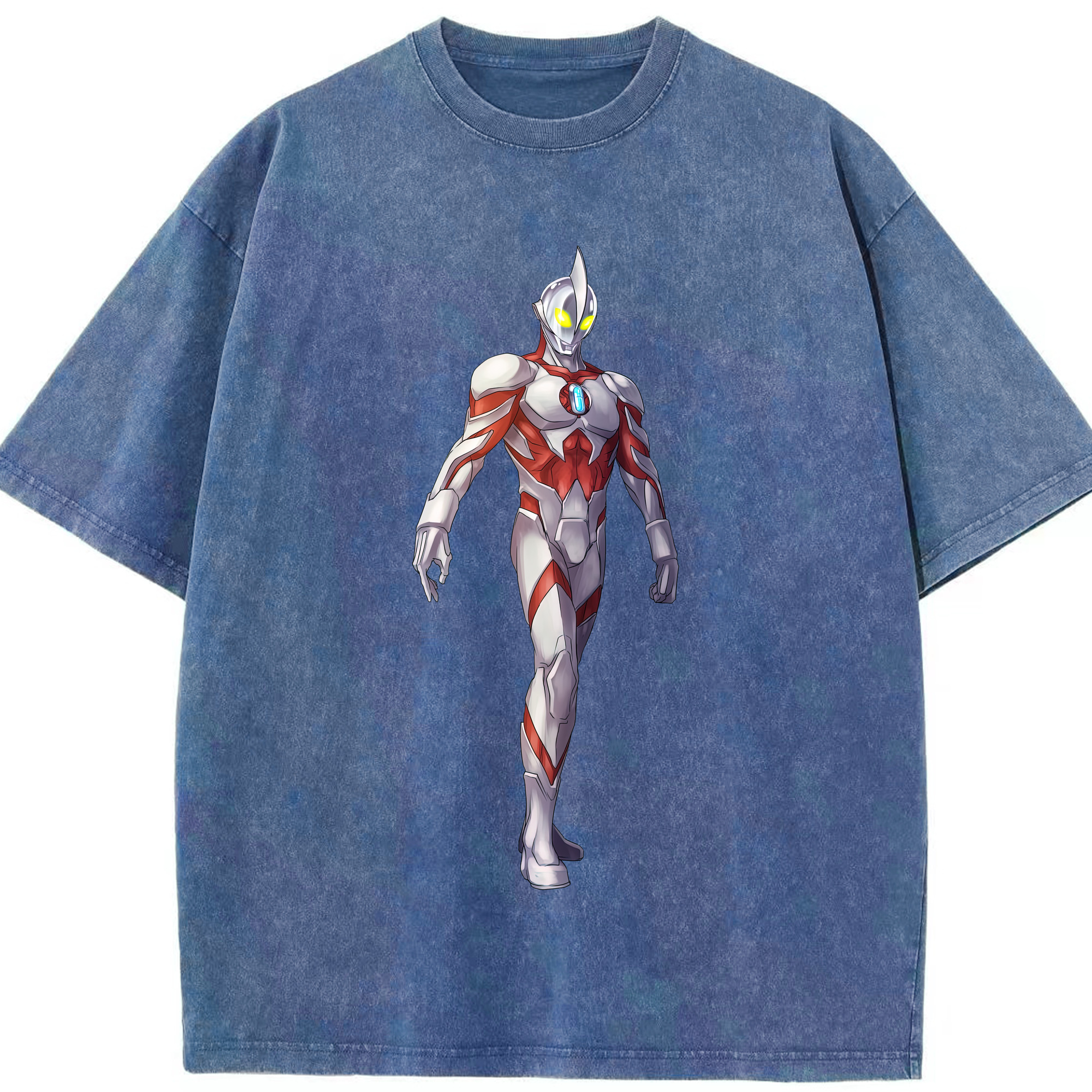 （画像用） ウルトラマン Ultraman 綿100% ヴィンテージ風 半袖Tシャツ（フロントプリント）