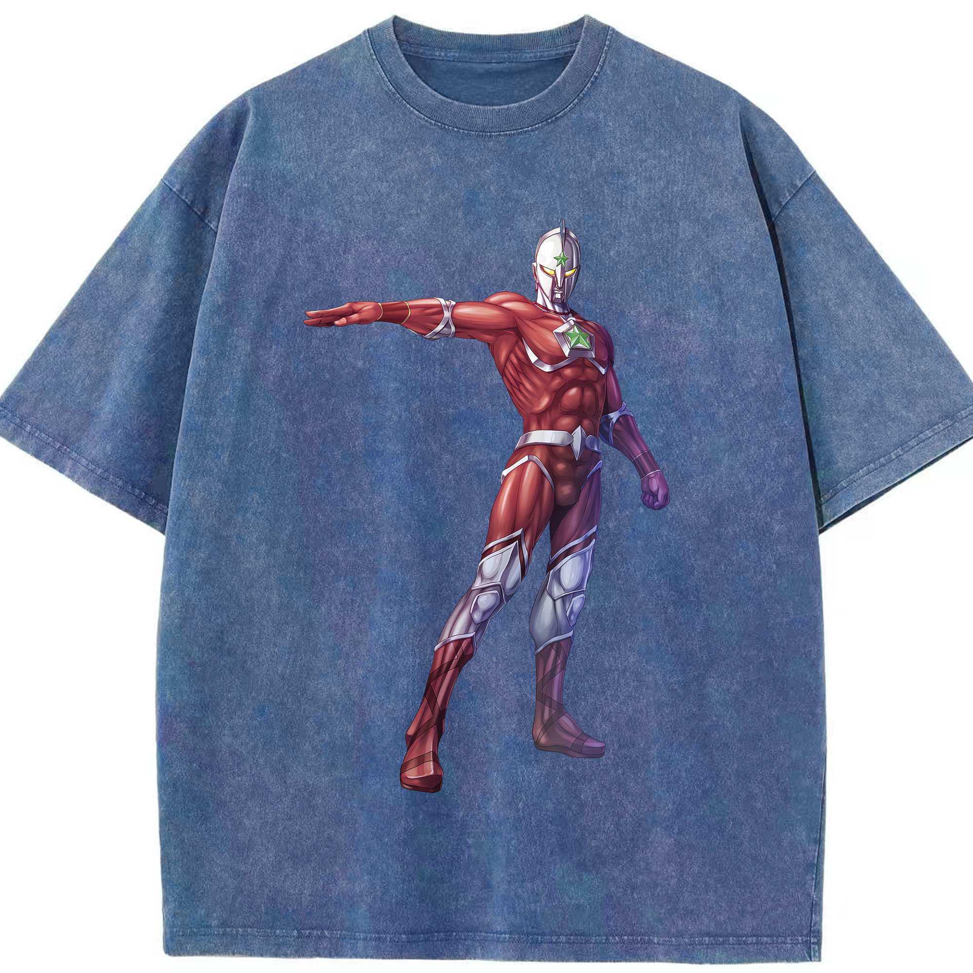 （画像用） ウルトラマン Ultraman 綿100% ヴィンテージ風 半袖Tシャツ（フロントプリント）