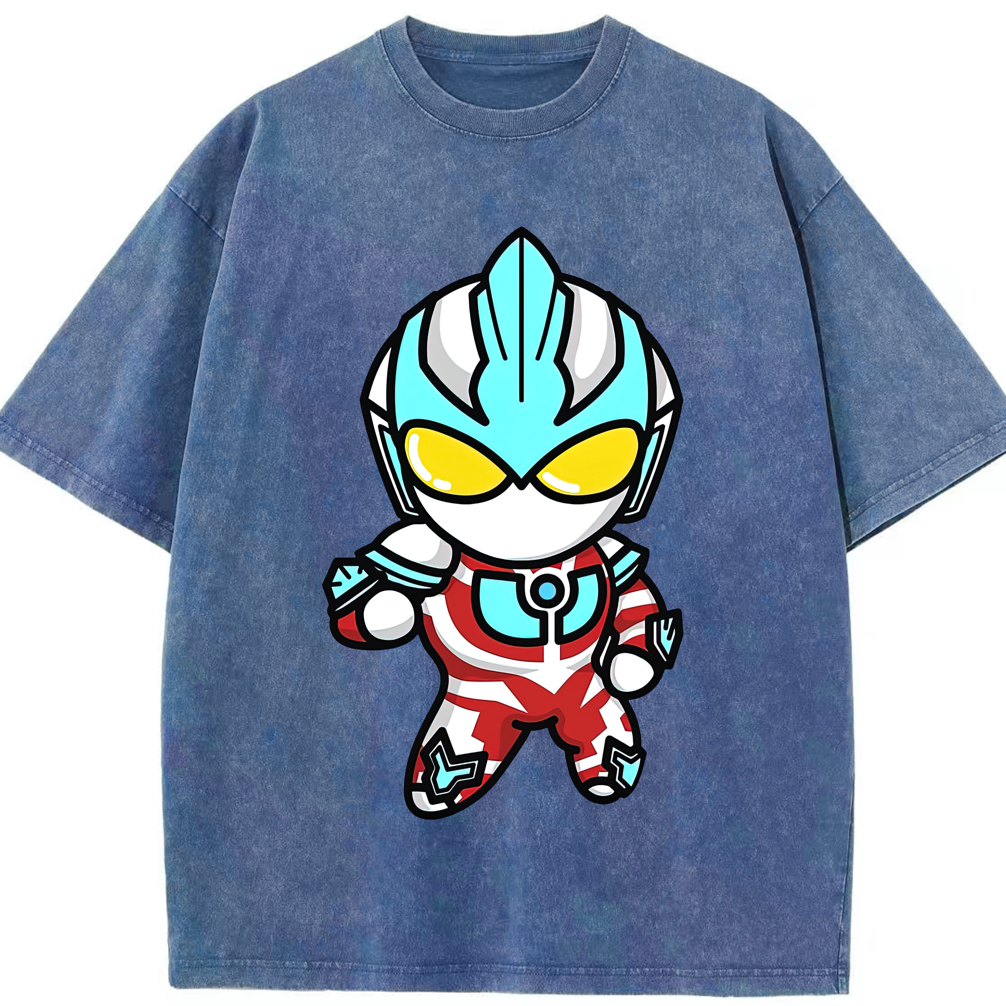 （画像用） ウルトラマン Ultraman 綿100% ヴィンテージ風 半袖Tシャツ（フロントプリント）