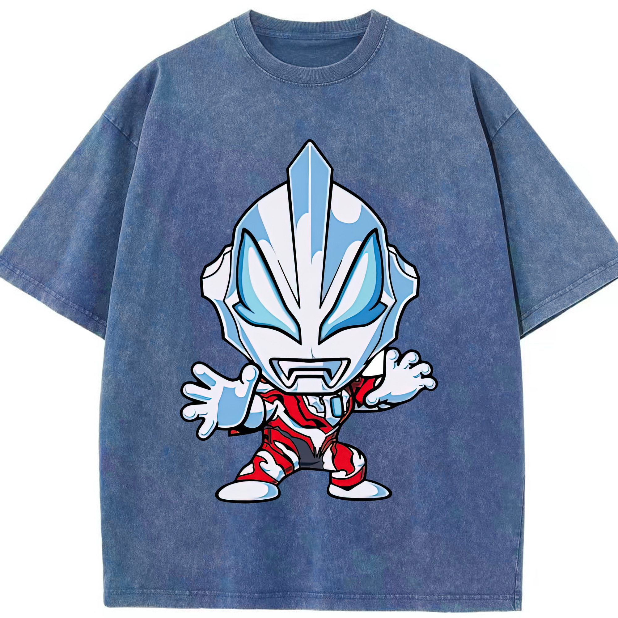 （画像用） ウルトラマン Ultraman 綿100% ヴィンテージ風 半袖Tシャツ（フロントプリント）
