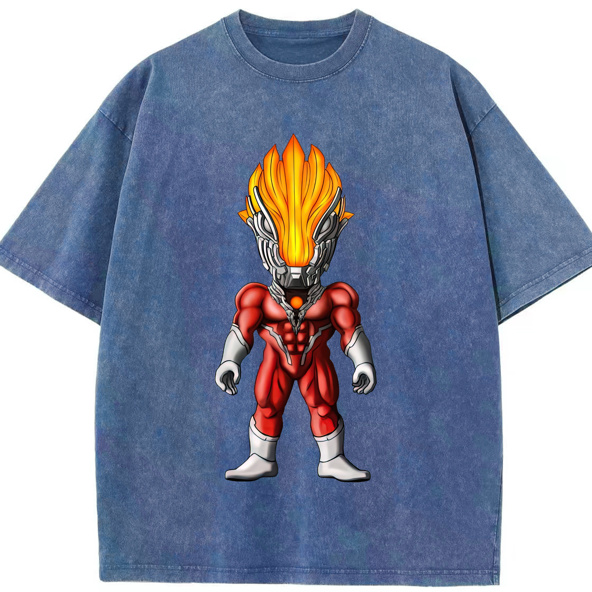 （画像用） ウルトラマン Ultraman 綿100% ヴィンテージ風 半袖Tシャツ（フロントプリント）