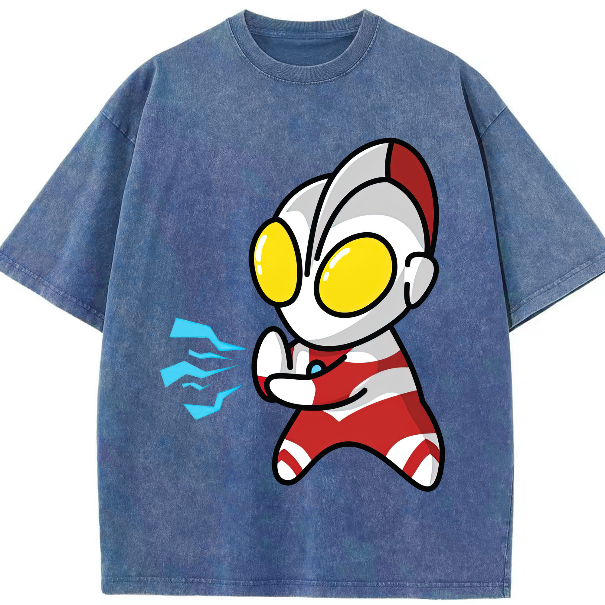 （画像用） ウルトラマン Ultraman 綿100% ヴィンテージ風 半袖Tシャツ（フロントプリント）