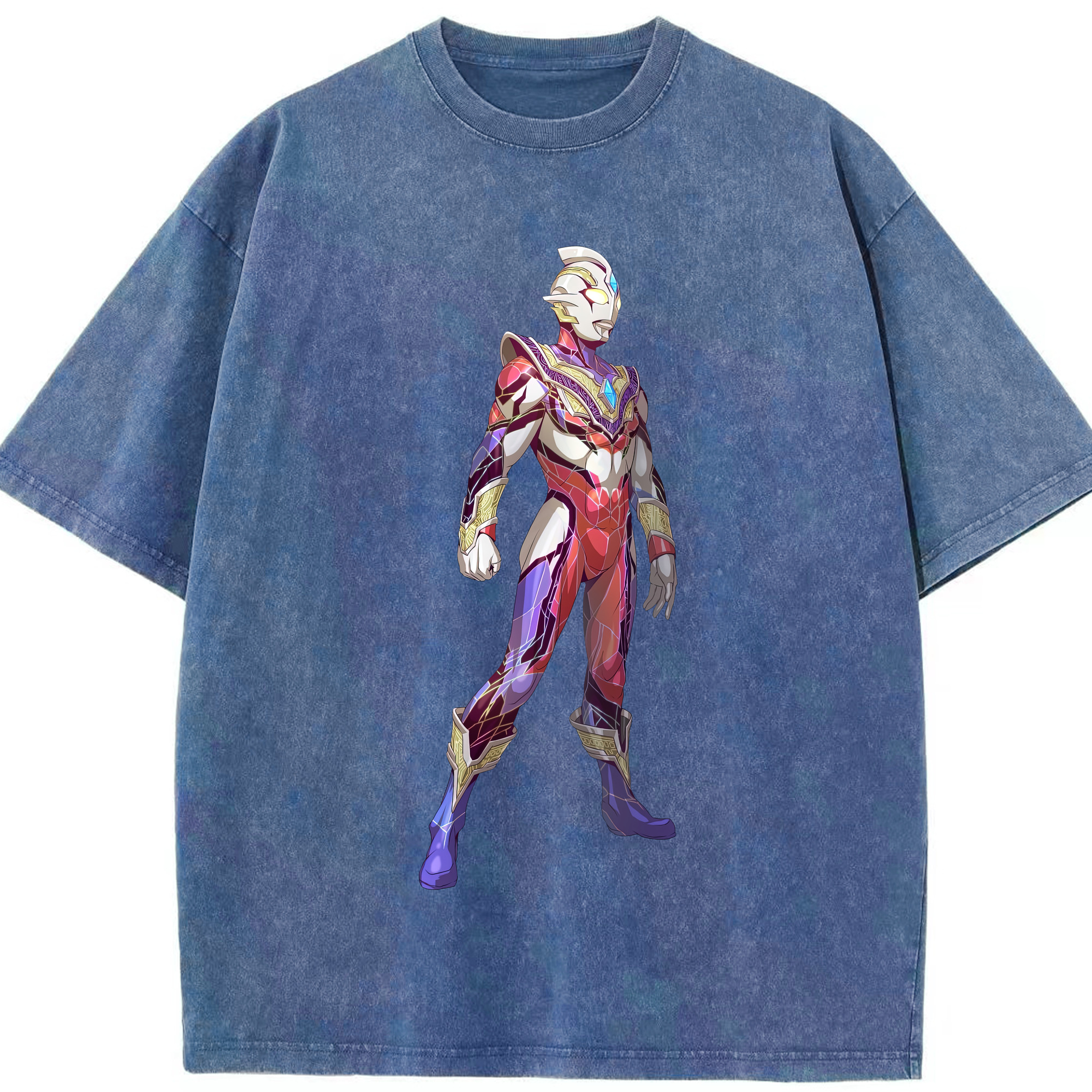 （画像用） ウルトラマン Ultraman 綿100% ヴィンテージ風 半袖Tシャツ（フロントプリント）