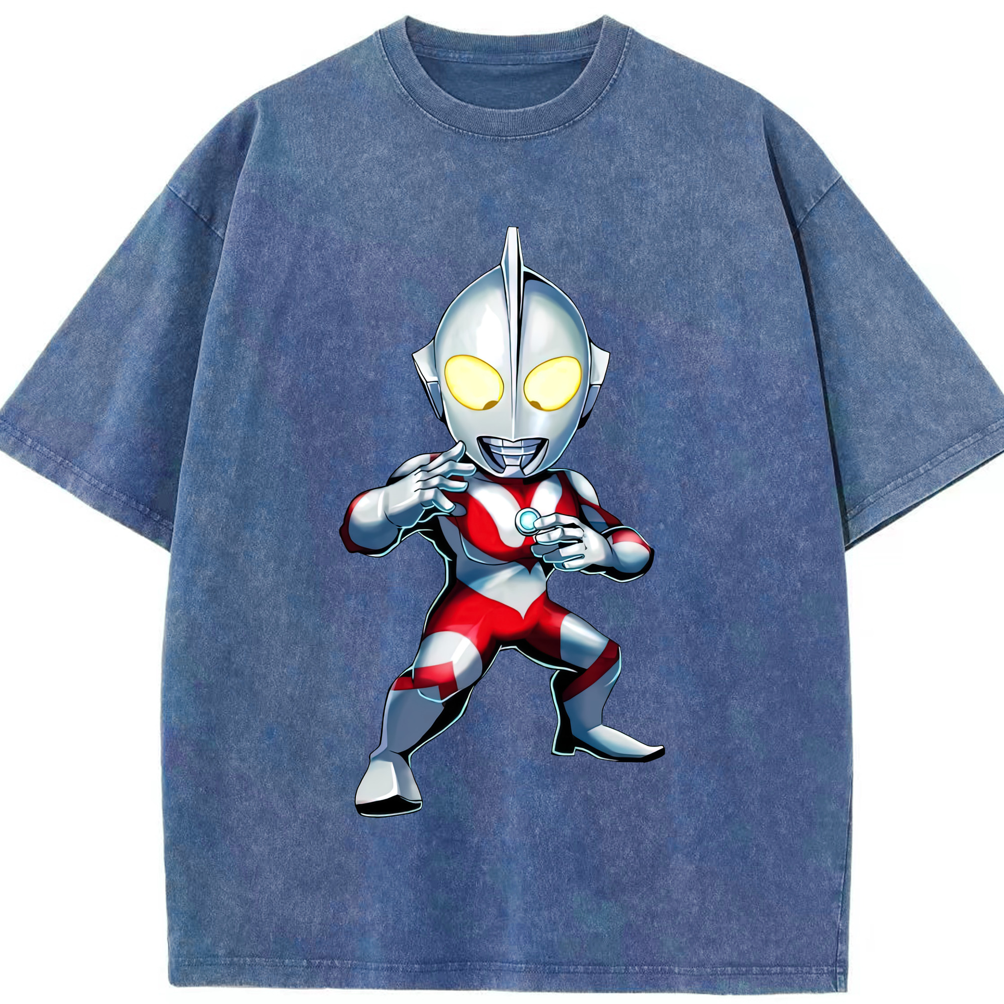 （画像用） ウルトラマン Ultraman 綿100% ヴィンテージ風 半袖Tシャツ（フロントプリント）