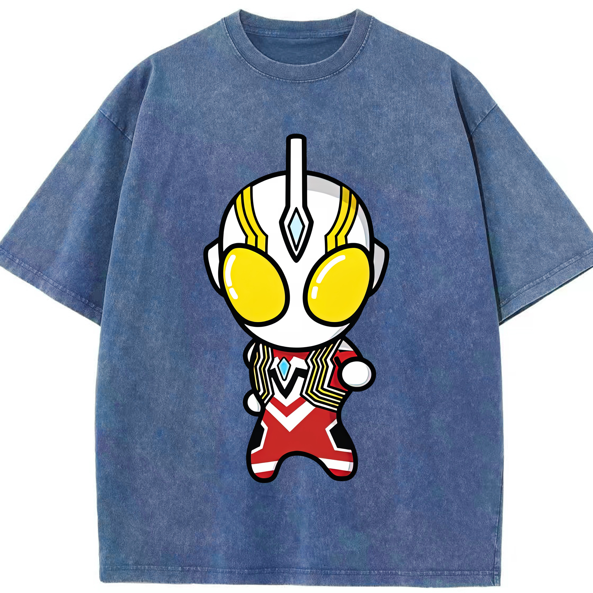 （画像用） ウルトラマン Ultraman 綿100% ヴィンテージ風 半袖Tシャツ（フロントプリント）