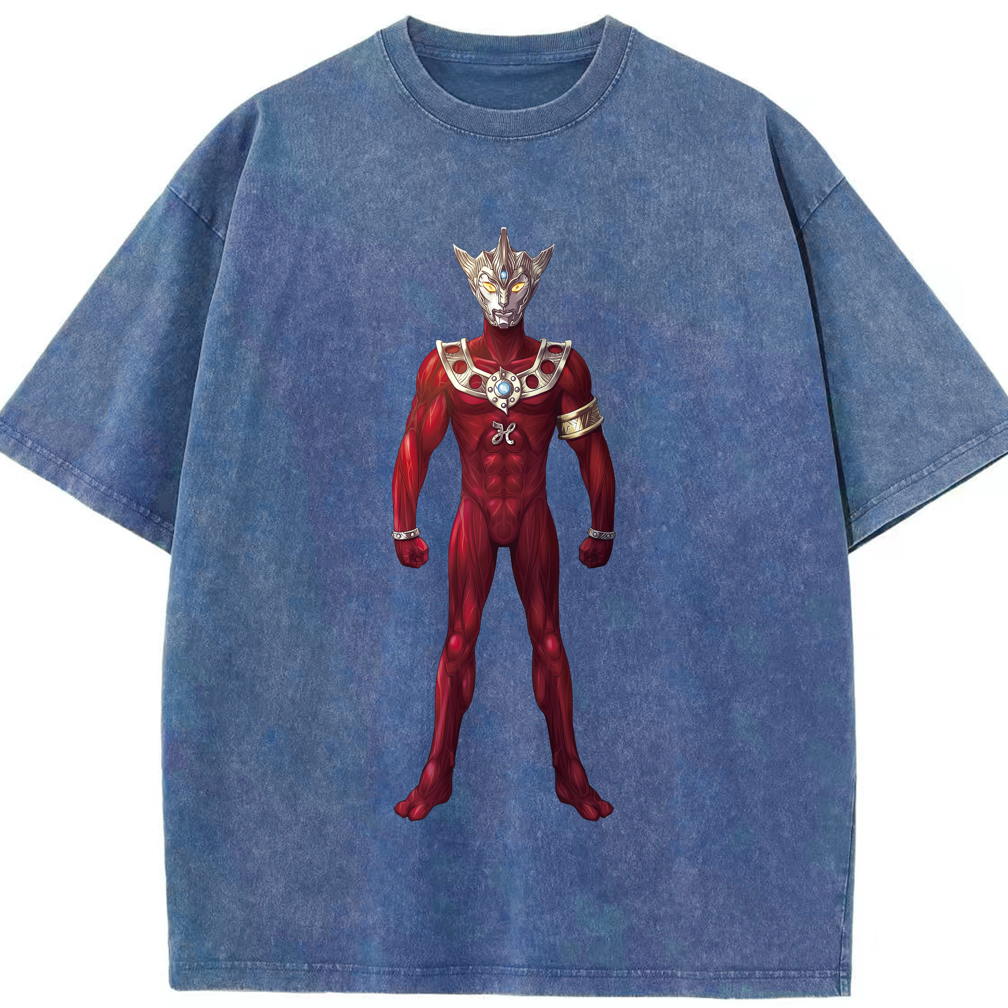 （画像用） ウルトラマン Ultraman 綿100% ヴィンテージ風 半袖Tシャツ（フロントプリント）