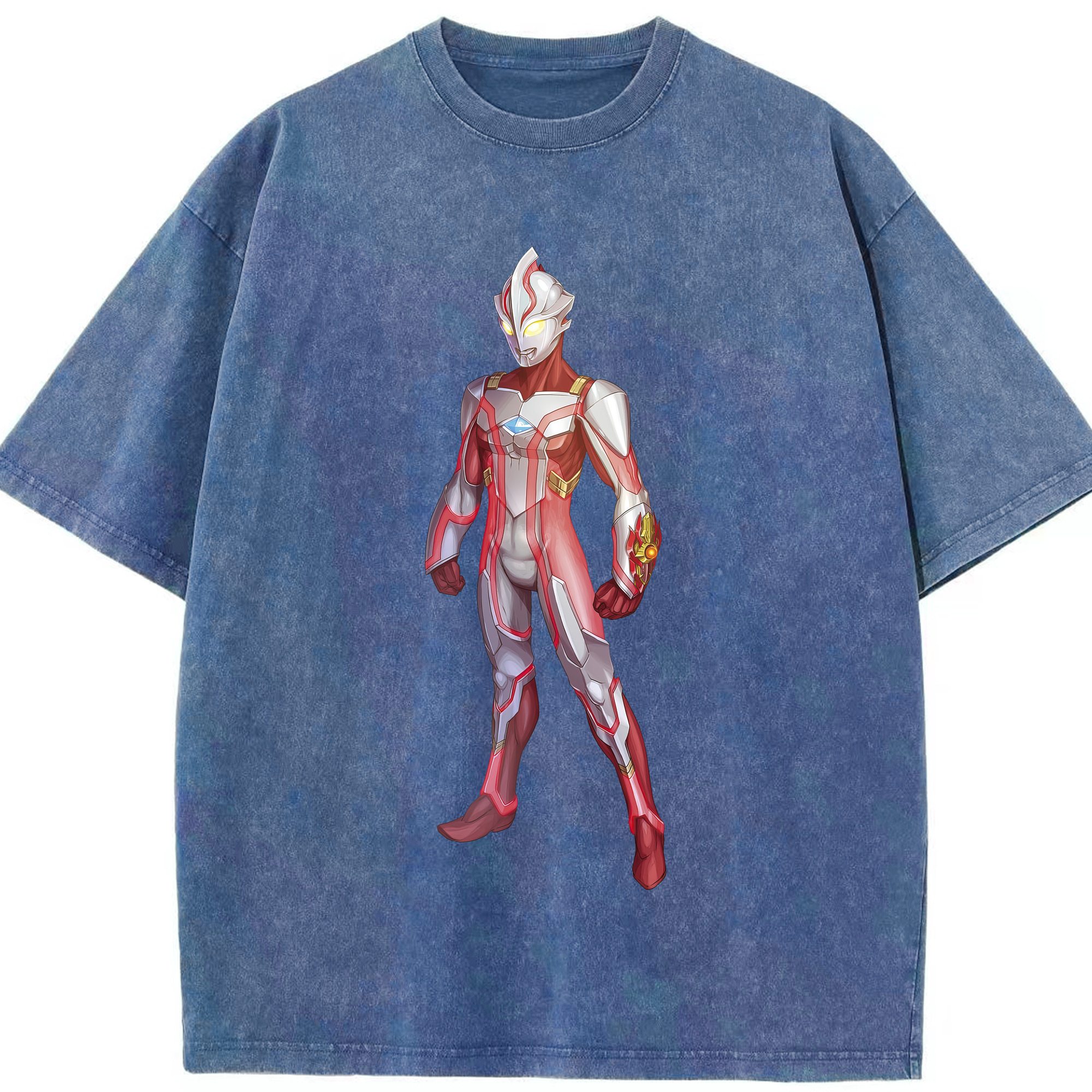 （画像用） ウルトラマン Ultraman 綿100% ヴィンテージ風 半袖Tシャツ（フロントプリント）