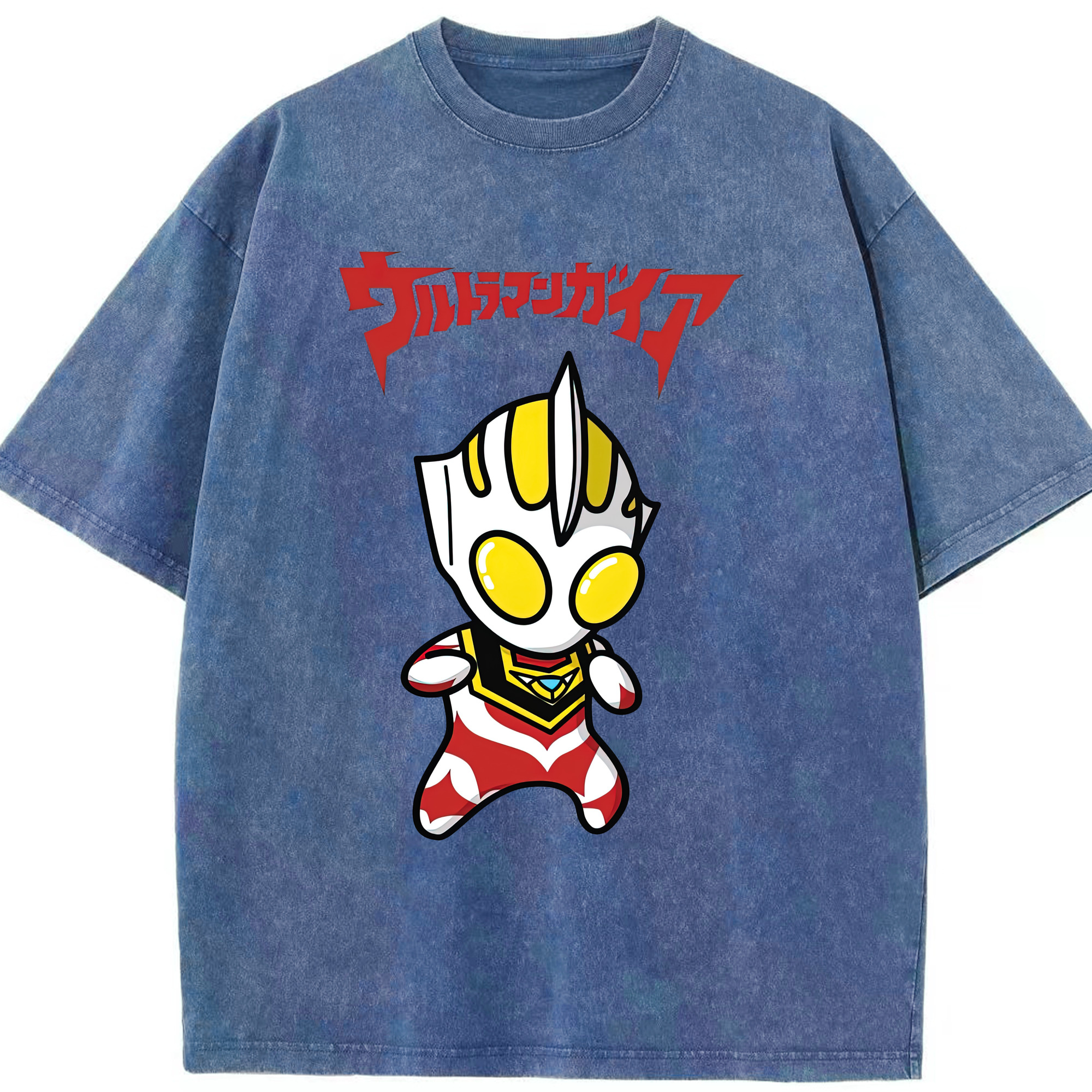 （画像用） ウルトラマン Ultraman 綿100% ヴィンテージ風 半袖Tシャツ（フロントプリント）