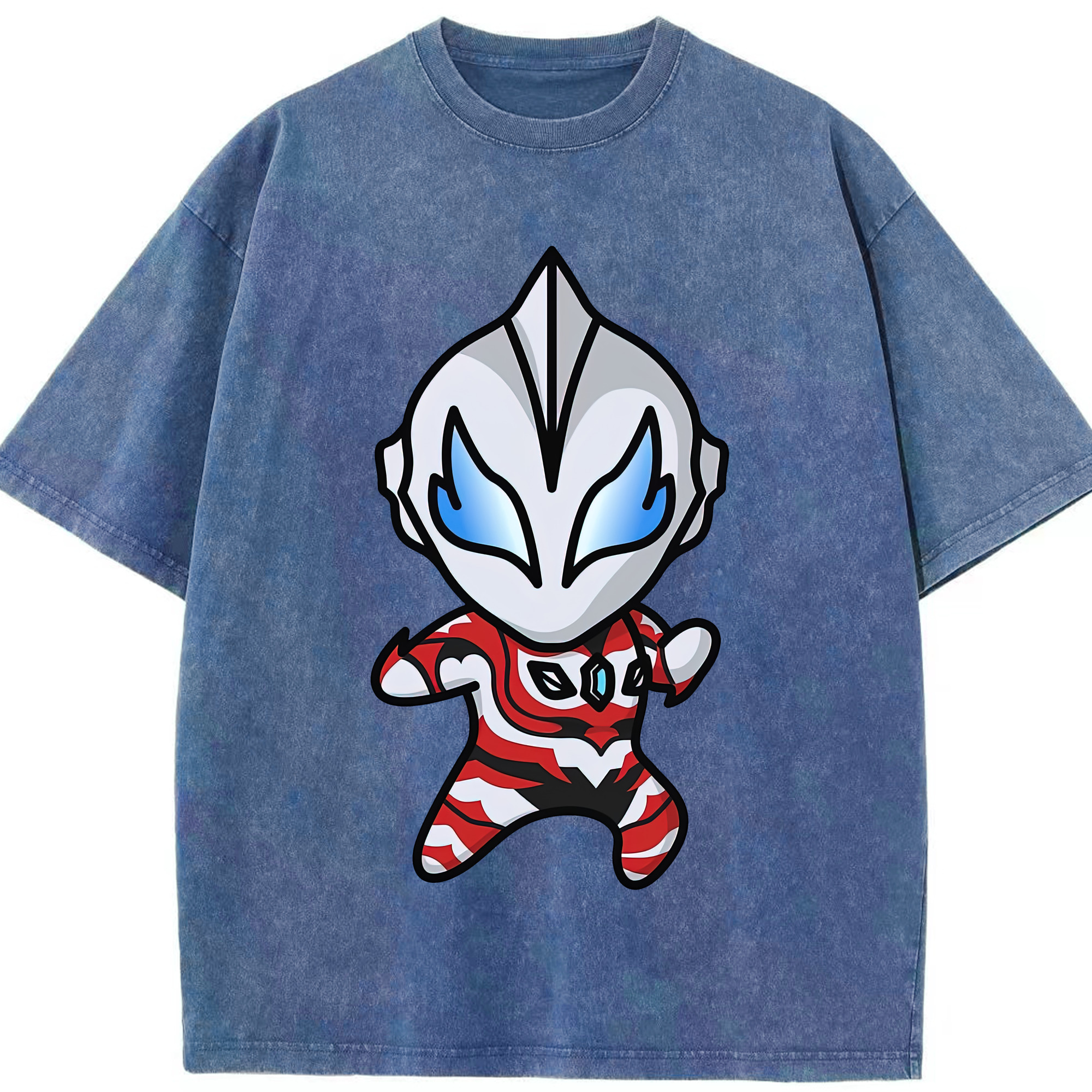 （画像用） ウルトラマン Ultraman 綿100% ヴィンテージ風 半袖Tシャツ（フロントプリント）