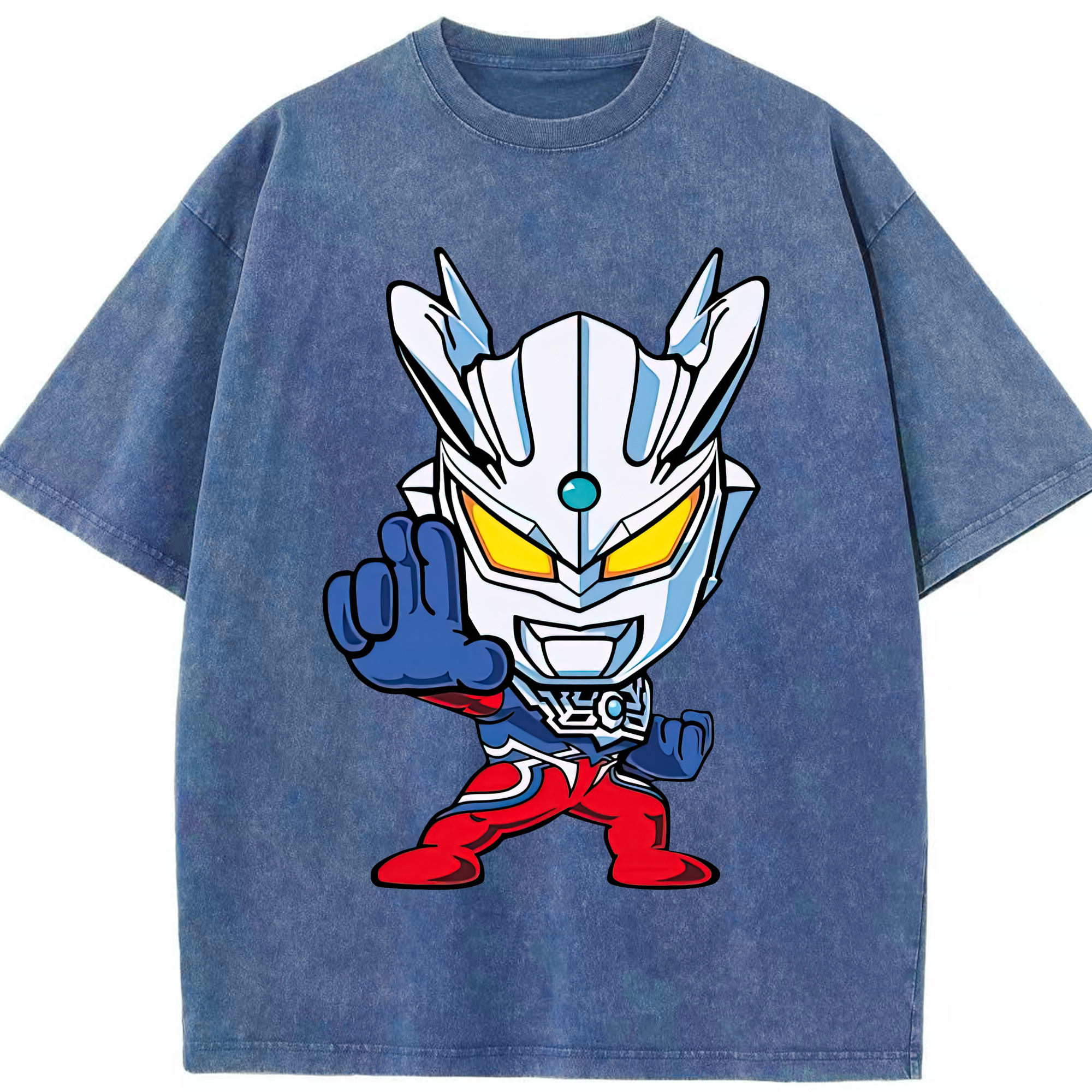 （画像用） ウルトラマン Ultraman 綿100% ヴィンテージ風 半袖Tシャツ（フロントプリント）