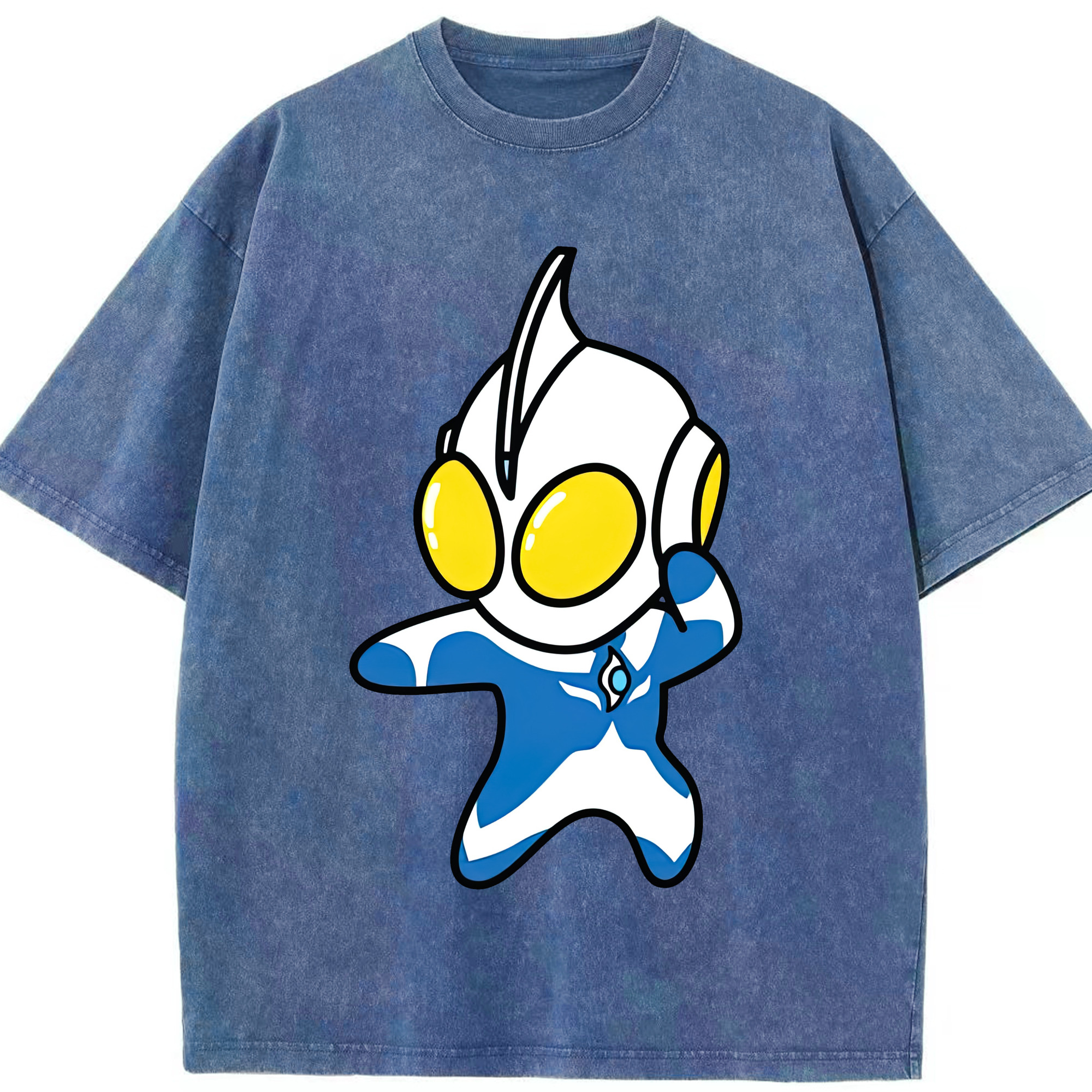 （画像用） ウルトラマン Ultraman 綿100% ヴィンテージ風 半袖Tシャツ（フロントプリント）