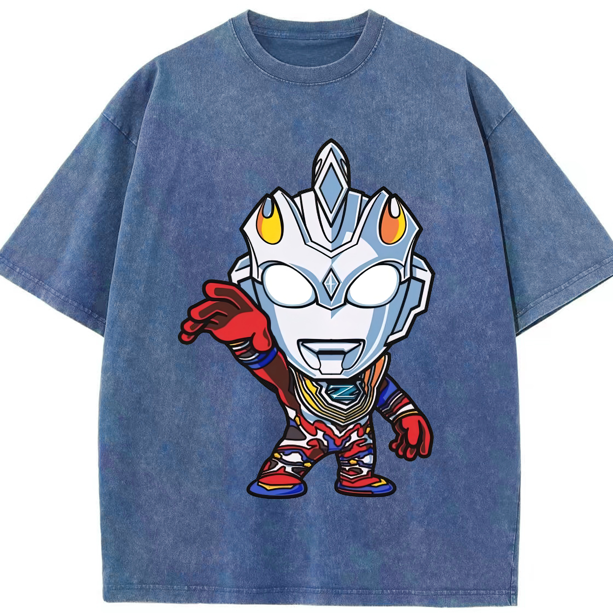 （画像用） ウルトラマン Ultraman 綿100% ヴィンテージ風 半袖Tシャツ（フロントプリント）