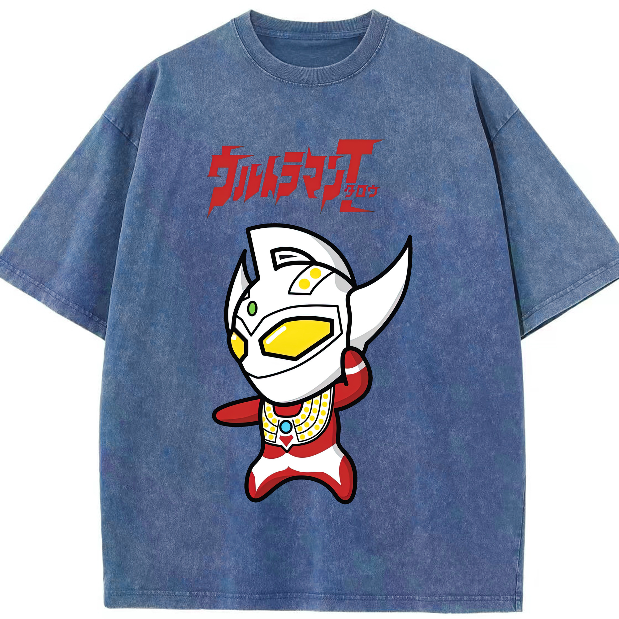 （画像用） ウルトラマン Ultraman 綿100% ヴィンテージ風 半袖Tシャツ（フロントプリント）