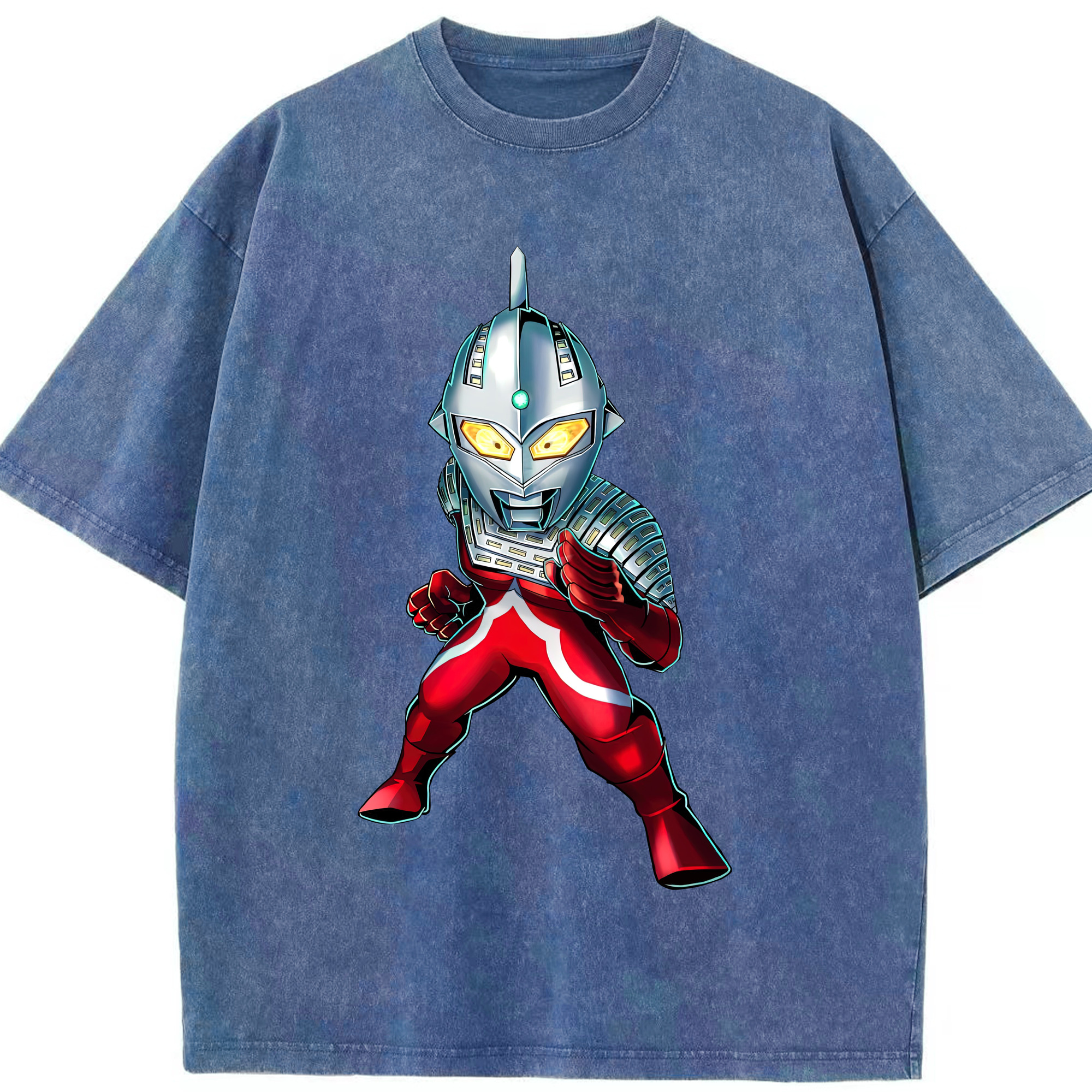 （画像用） ウルトラマン Ultraman 綿100% ヴィンテージ風 半袖Tシャツ（フロントプリント）