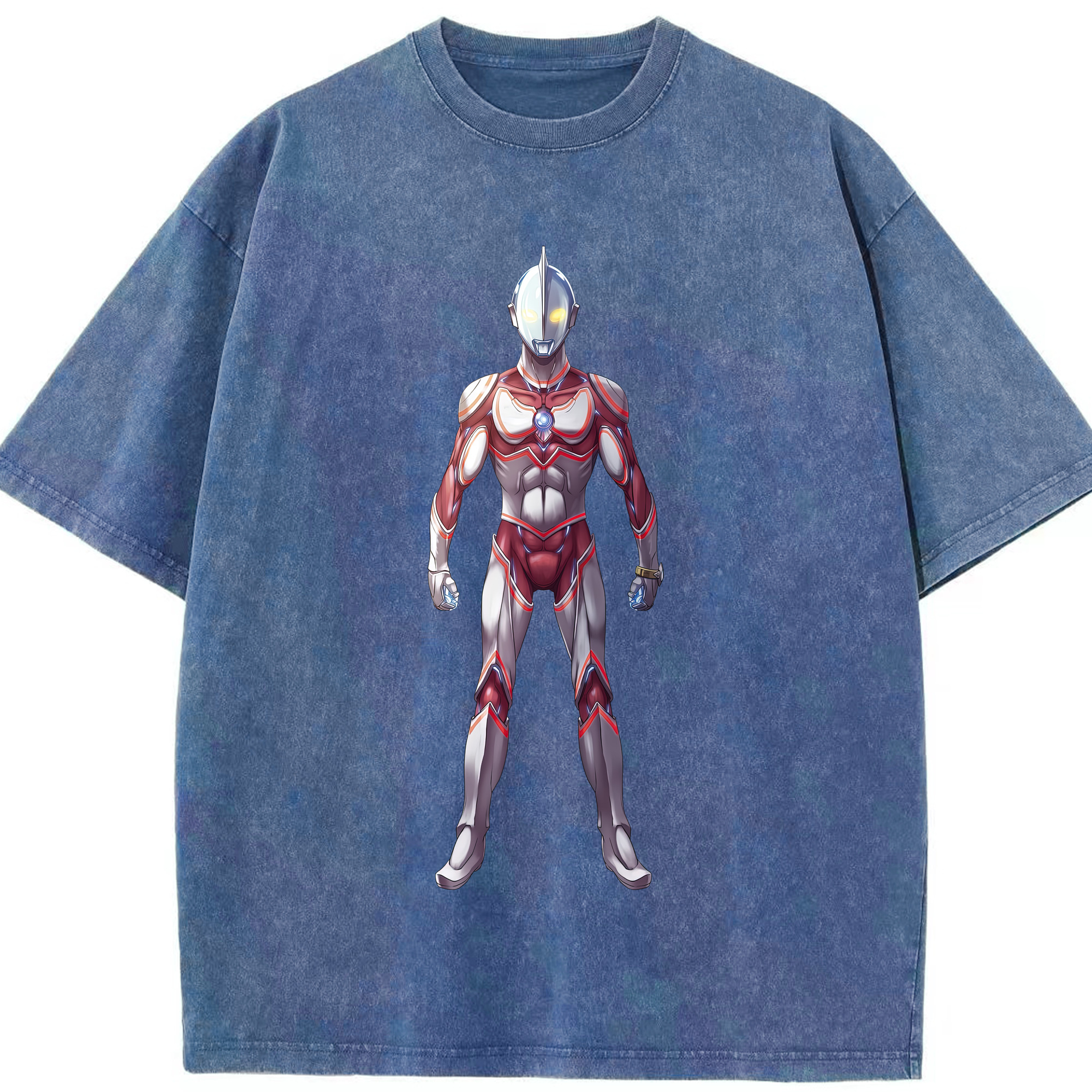 （画像用） ウルトラマン Ultraman 綿100% ヴィンテージ風 半袖Tシャツ（フロントプリント）