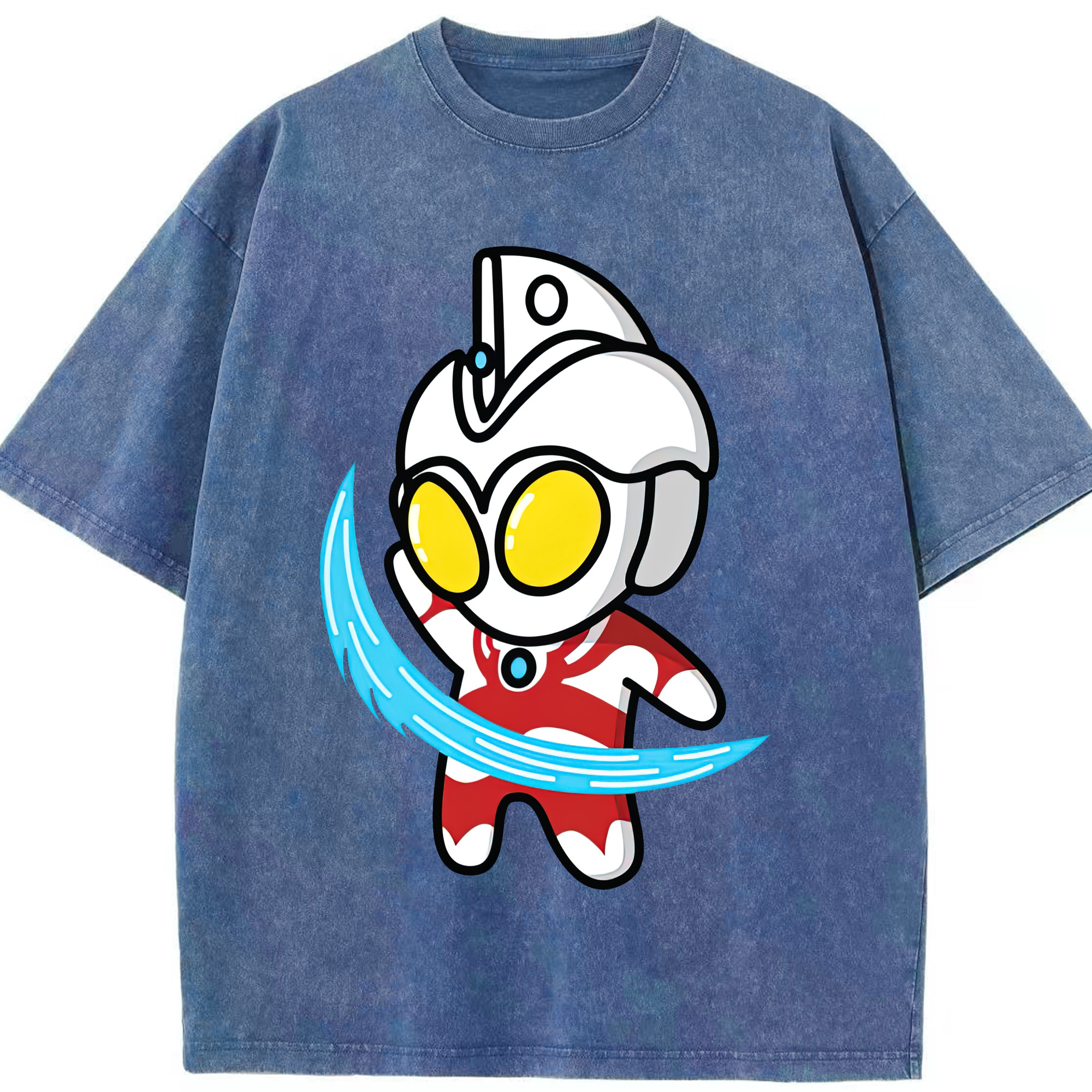 （画像用） ウルトラマン Ultraman 綿100% ヴィンテージ風 半袖Tシャツ（フロントプリント）