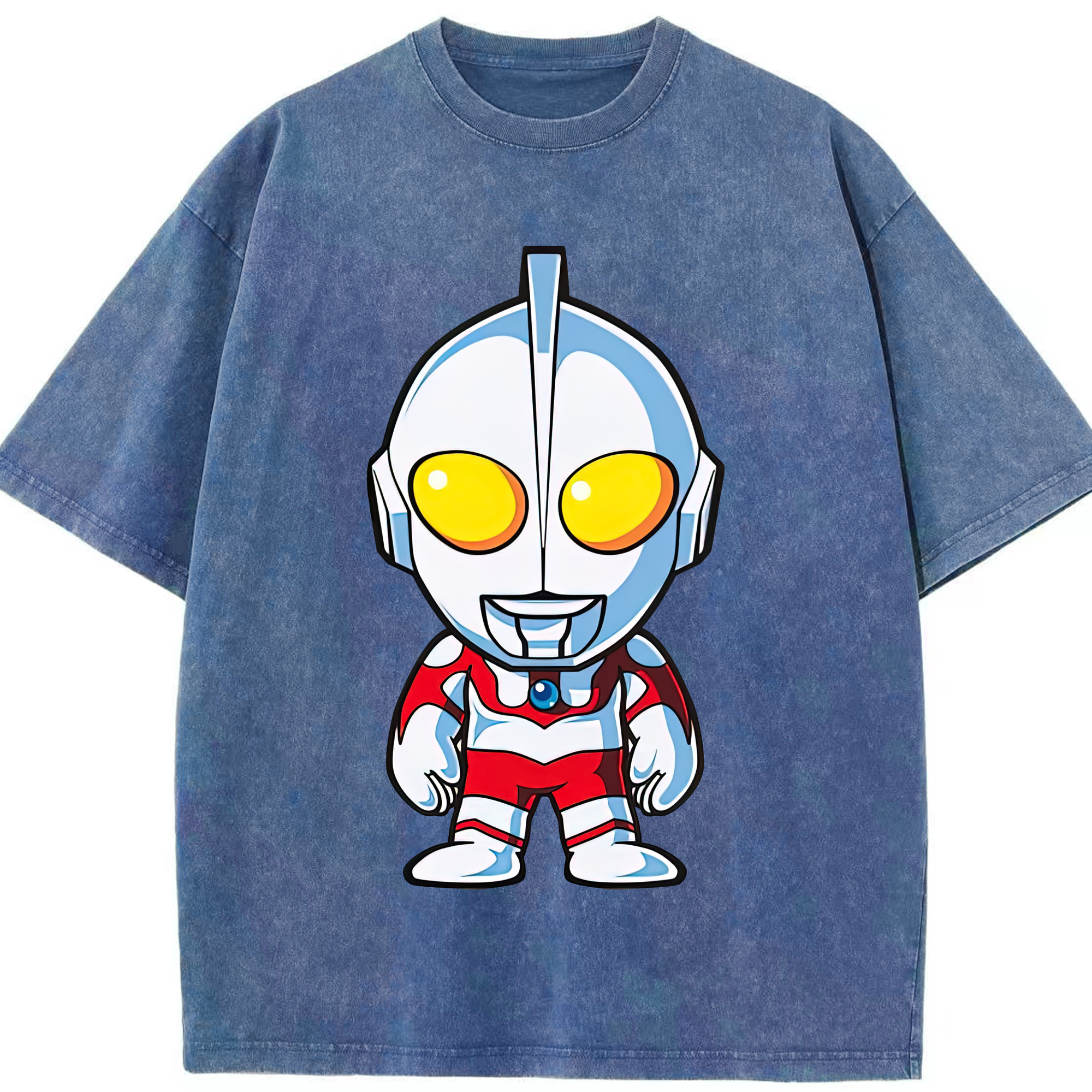 （画像用） ウルトラマン Ultraman 綿100% ヴィンテージ風 半袖Tシャツ（フロントプリント）