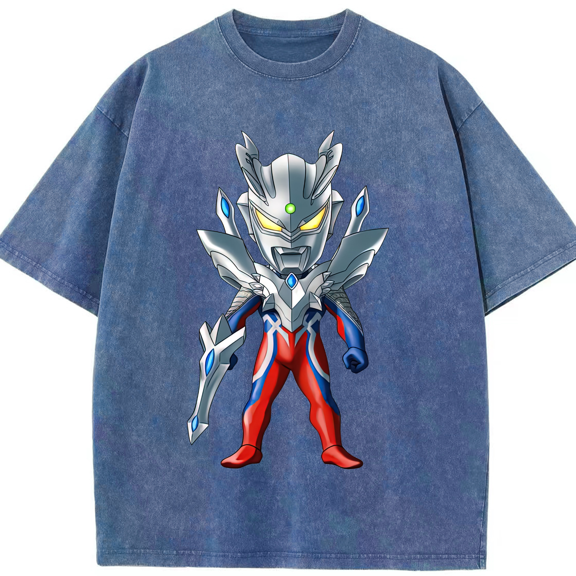 （画像用） ウルトラマン Ultraman 綿100% ヴィンテージ風 半袖Tシャツ（フロントプリント）
