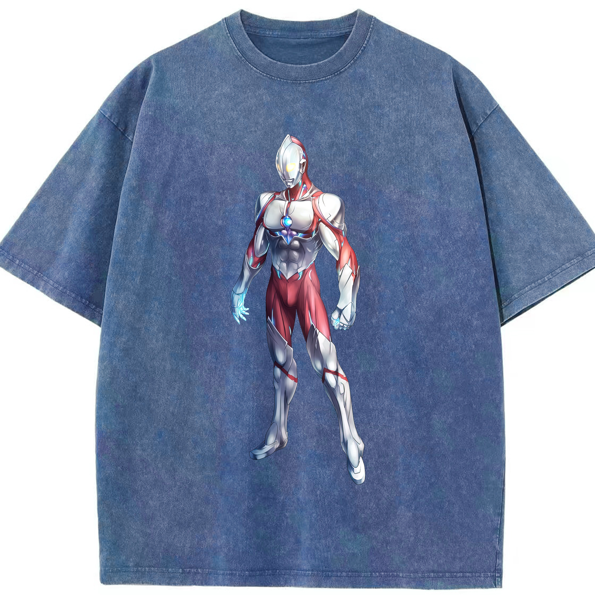 （画像用） ウルトラマン Ultraman 綿100% ヴィンテージ風 半袖Tシャツ（フロントプリント）
