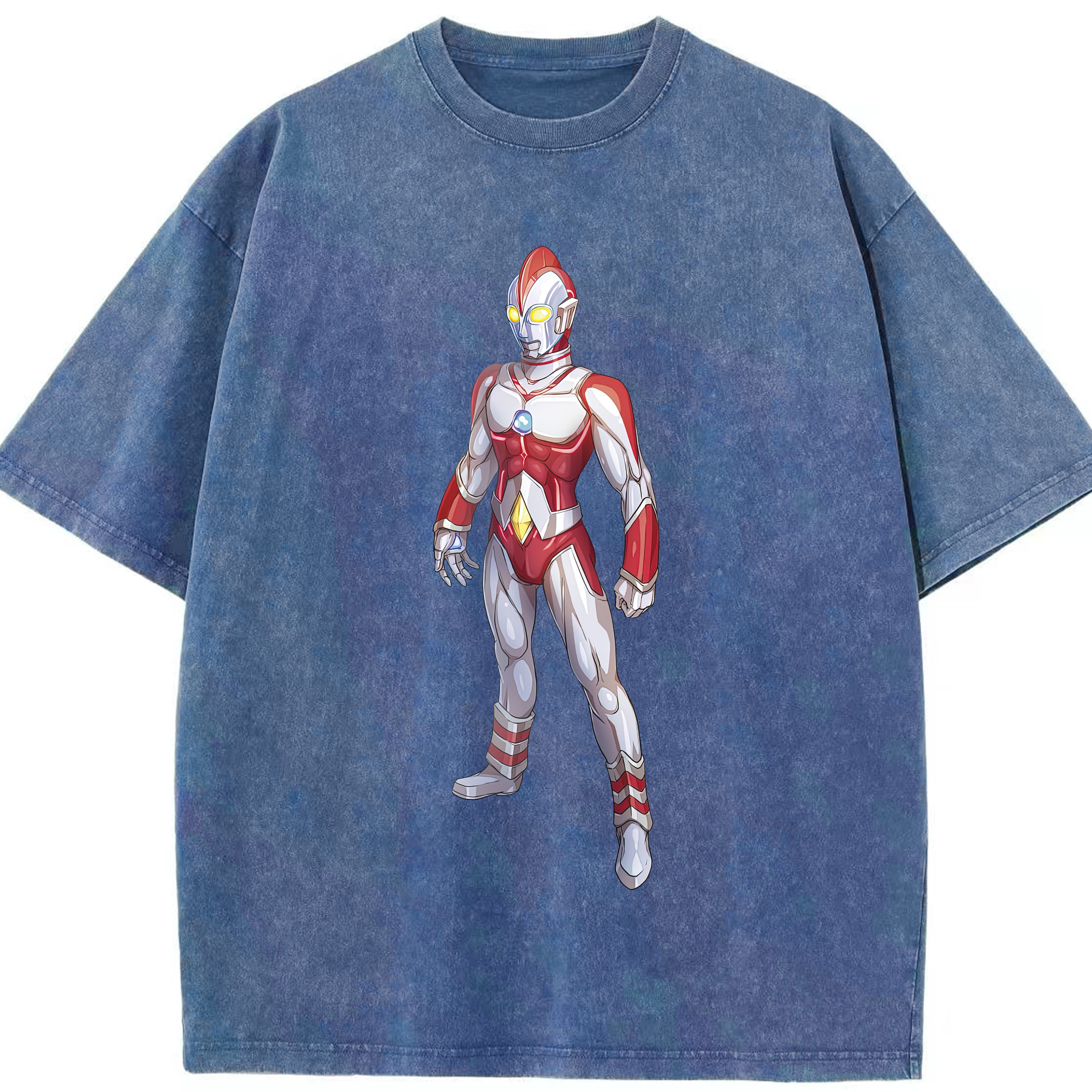 （画像用） ウルトラマン Ultraman 綿100% ヴィンテージ風 半袖Tシャツ（フロントプリント）