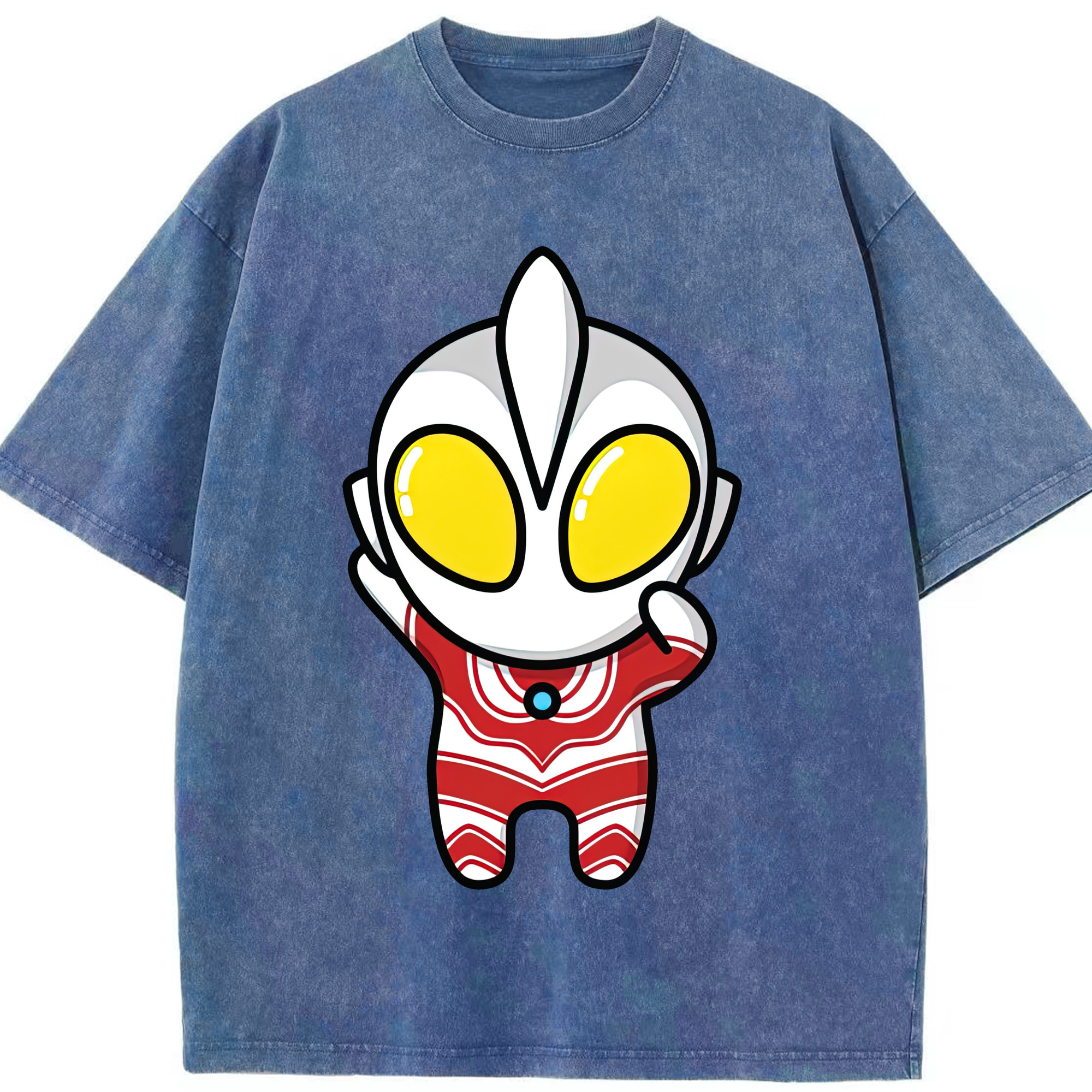 （画像用） ウルトラマン Ultraman 綿100% ヴィンテージ風 半袖Tシャツ（フロントプリント）