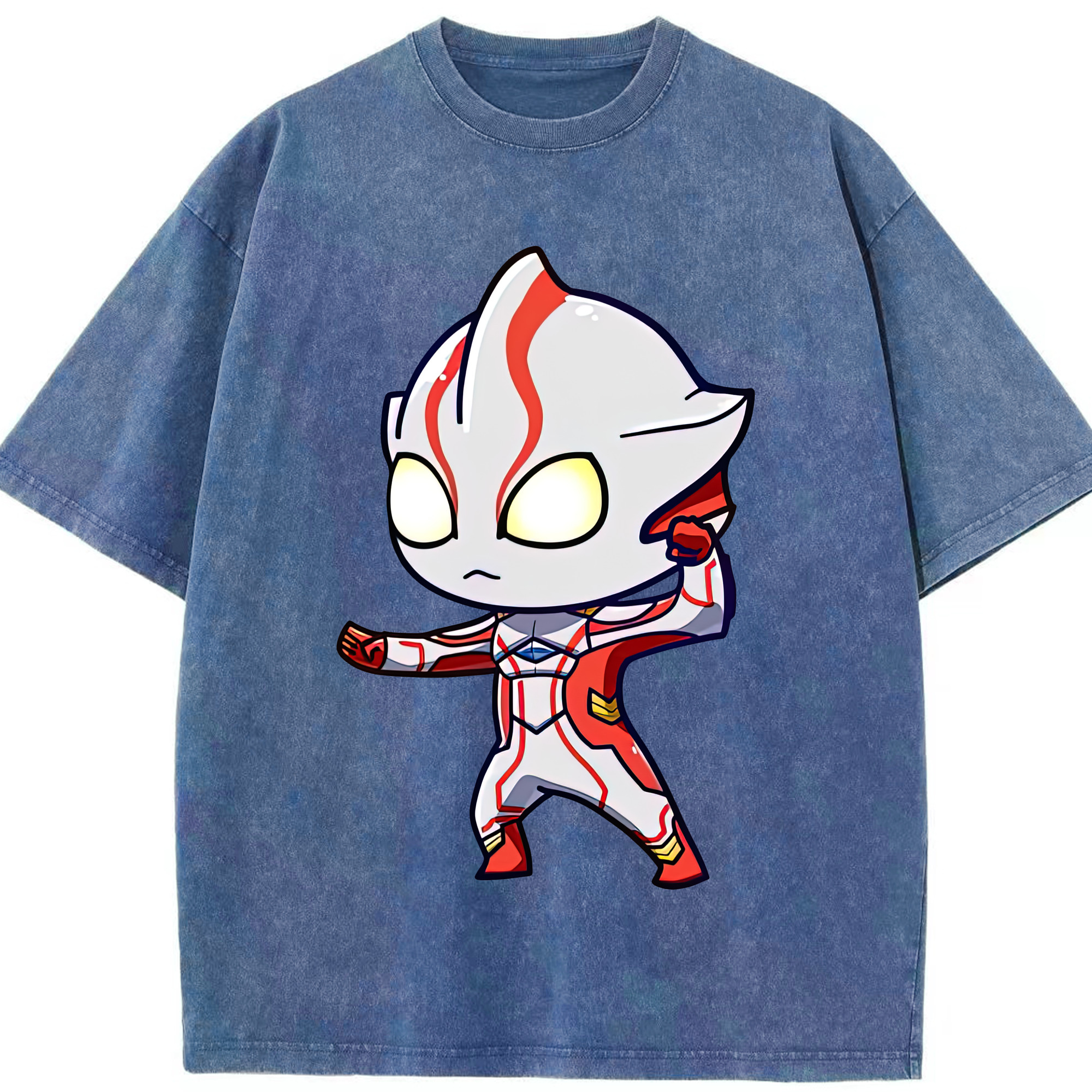（画像用） ウルトラマン Ultraman 綿100% ヴィンテージ風 半袖Tシャツ（フロントプリント）