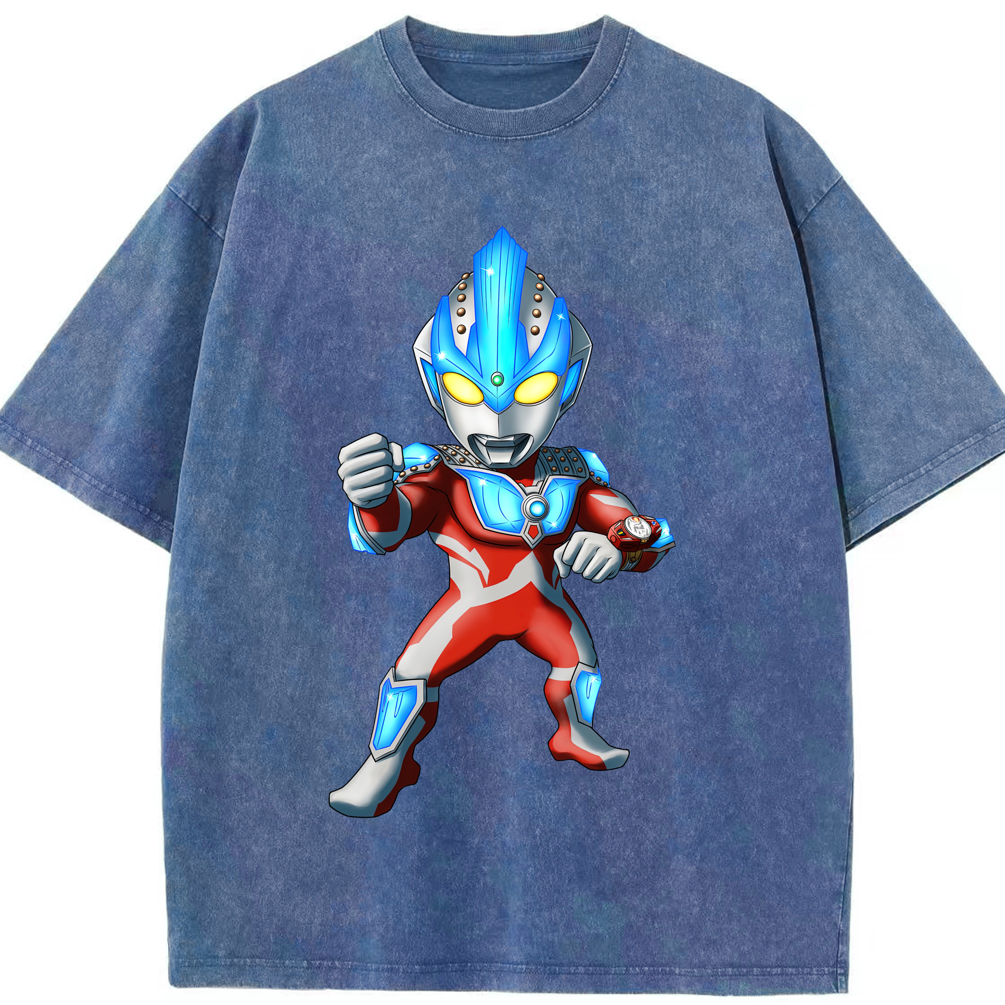 （画像用） ウルトラマン Ultraman 綿100% ヴィンテージ風 半袖Tシャツ（フロントプリント）