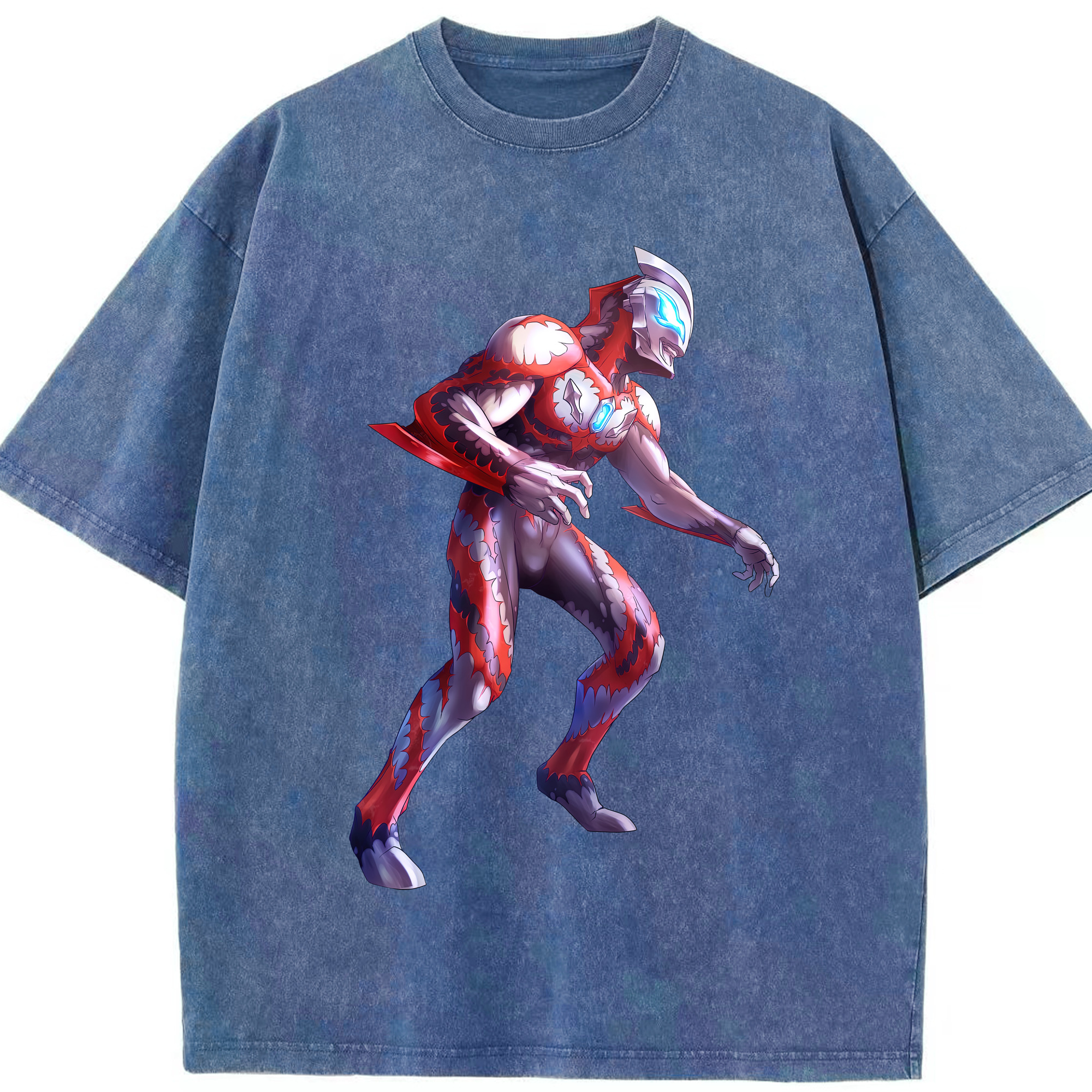 （画像用） ウルトラマン Ultraman 綿100% ヴィンテージ風 半袖Tシャツ（フロントプリント）