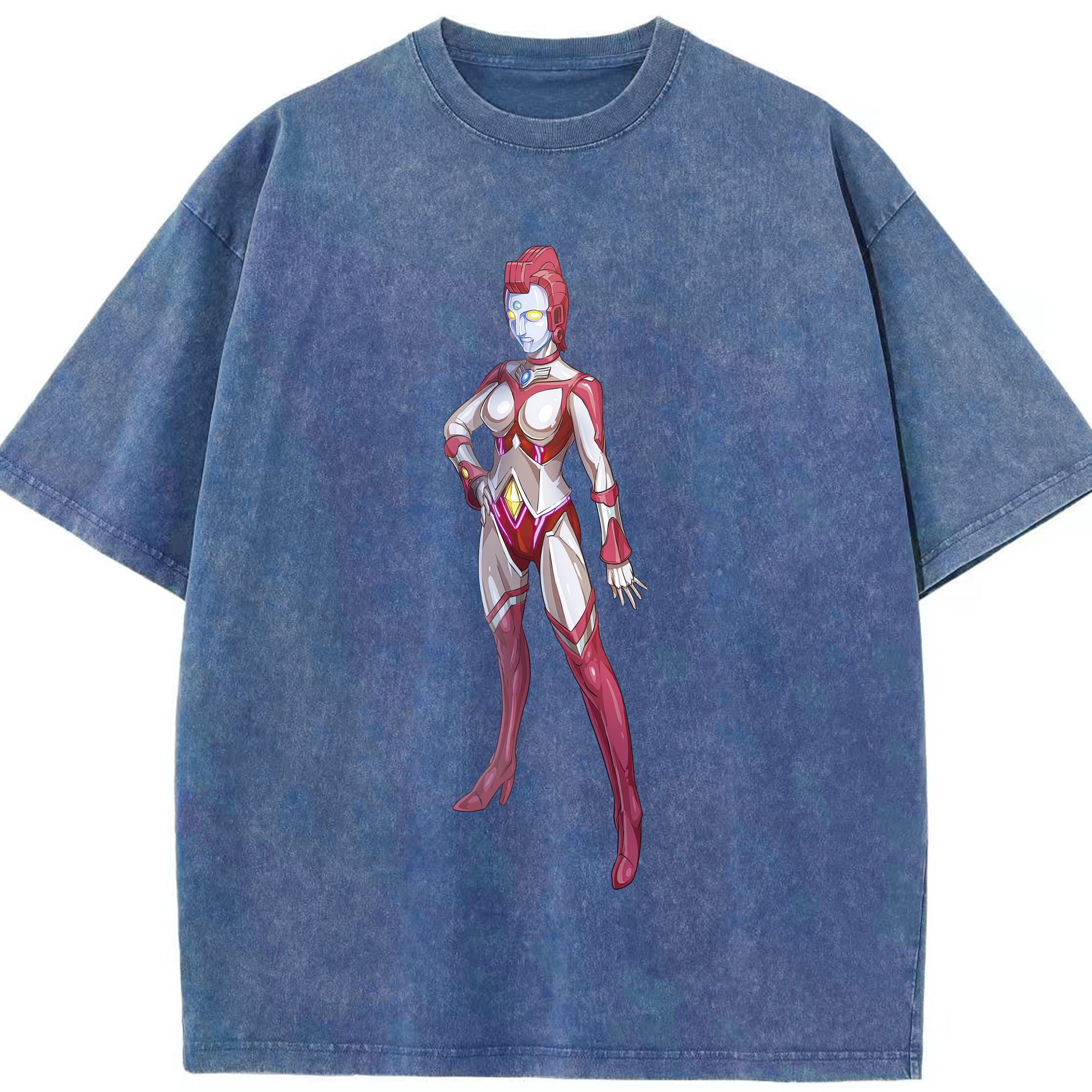 （画像用） ウルトラマン Ultraman 綿100% ヴィンテージ風 半袖Tシャツ（フロントプリント）