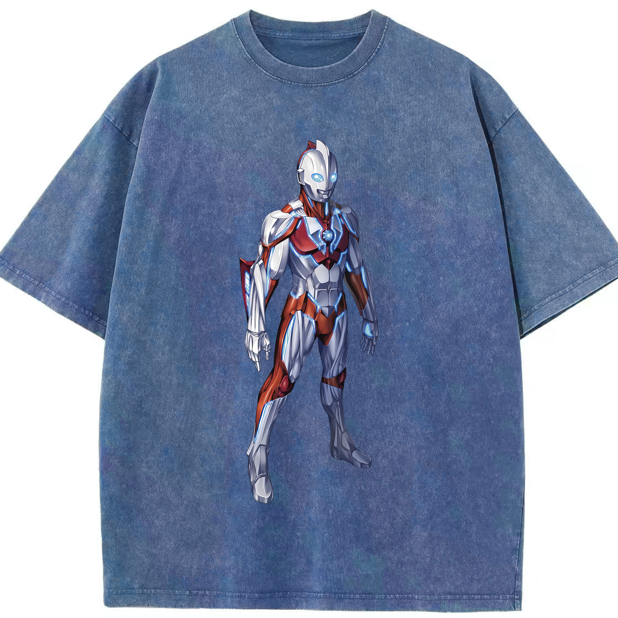 （画像用） ウルトラマン Ultraman 綿100% ヴィンテージ風 半袖Tシャツ（フロントプリント）
