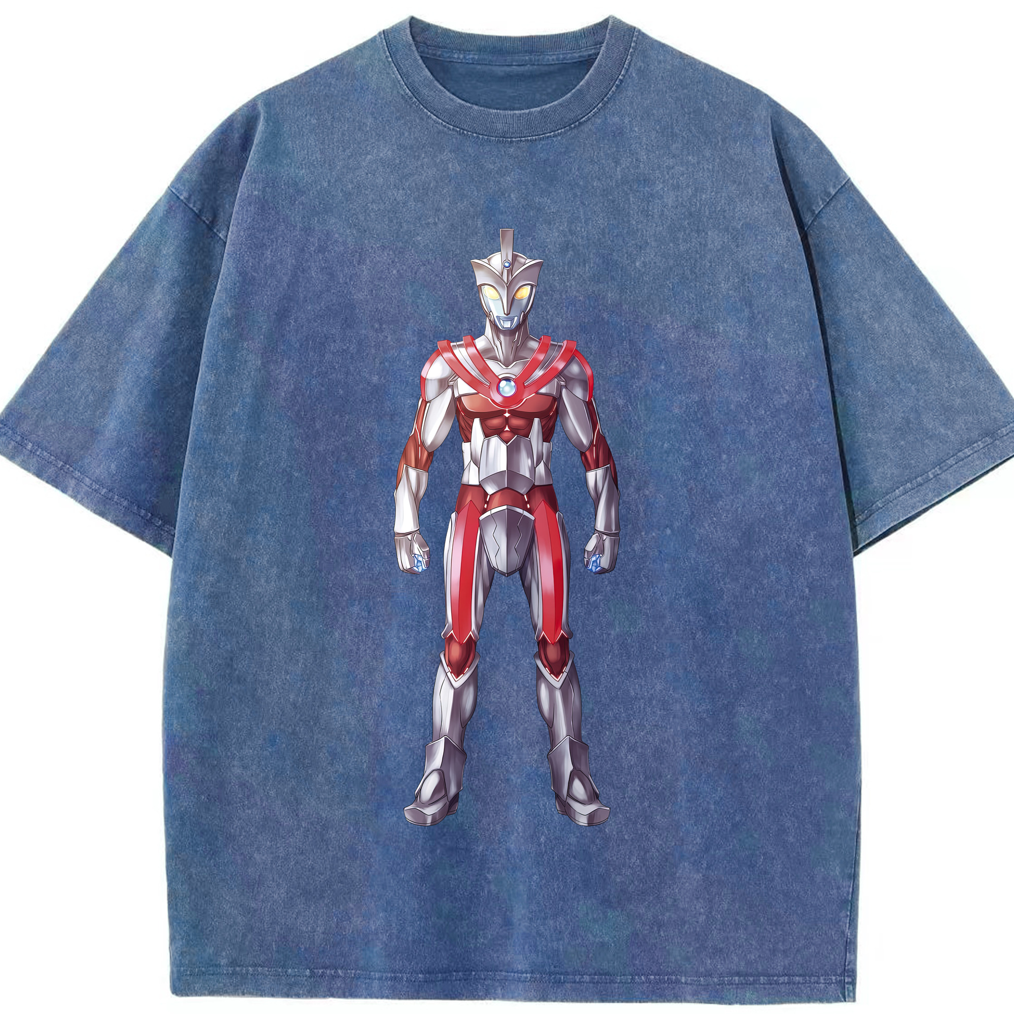 （画像用） ウルトラマン Ultraman 綿100% ヴィンテージ風 半袖Tシャツ（フロントプリント）