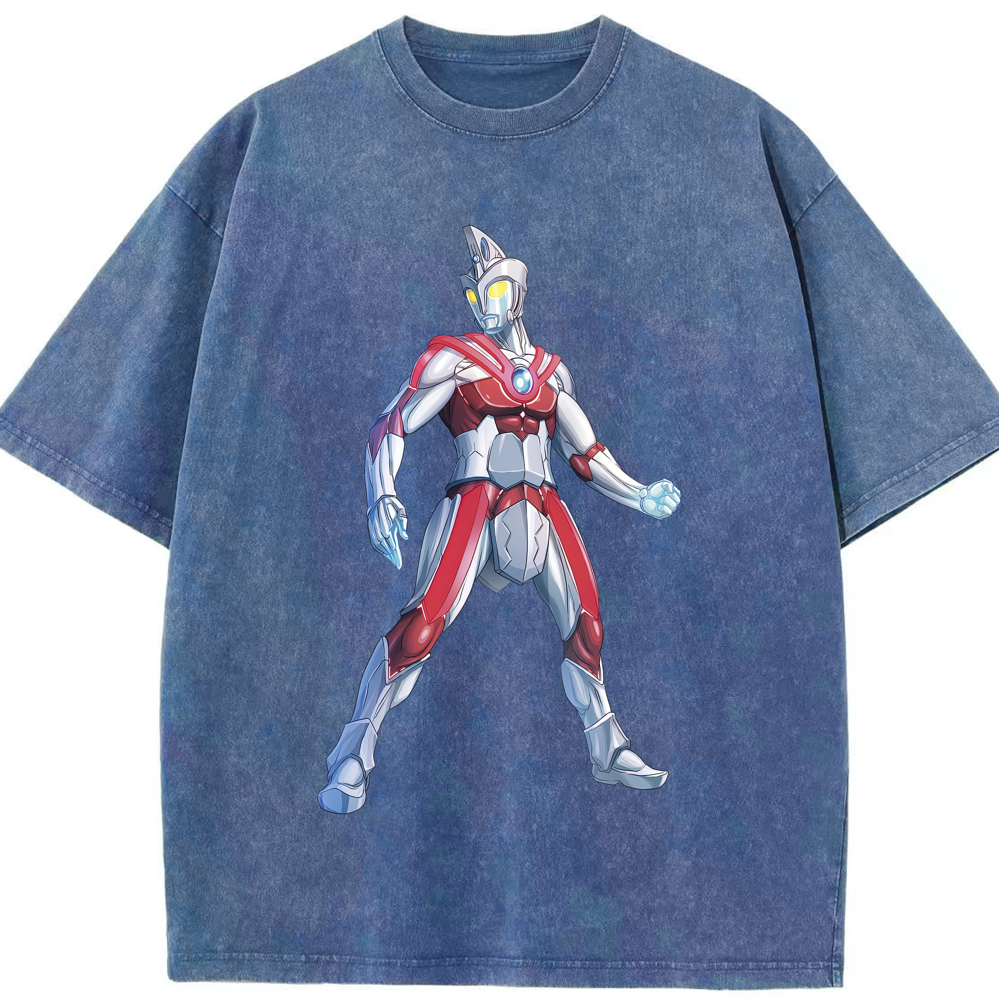 （画像用） ウルトラマン Ultraman 綿100% ヴィンテージ風 半袖Tシャツ（フロントプリント）