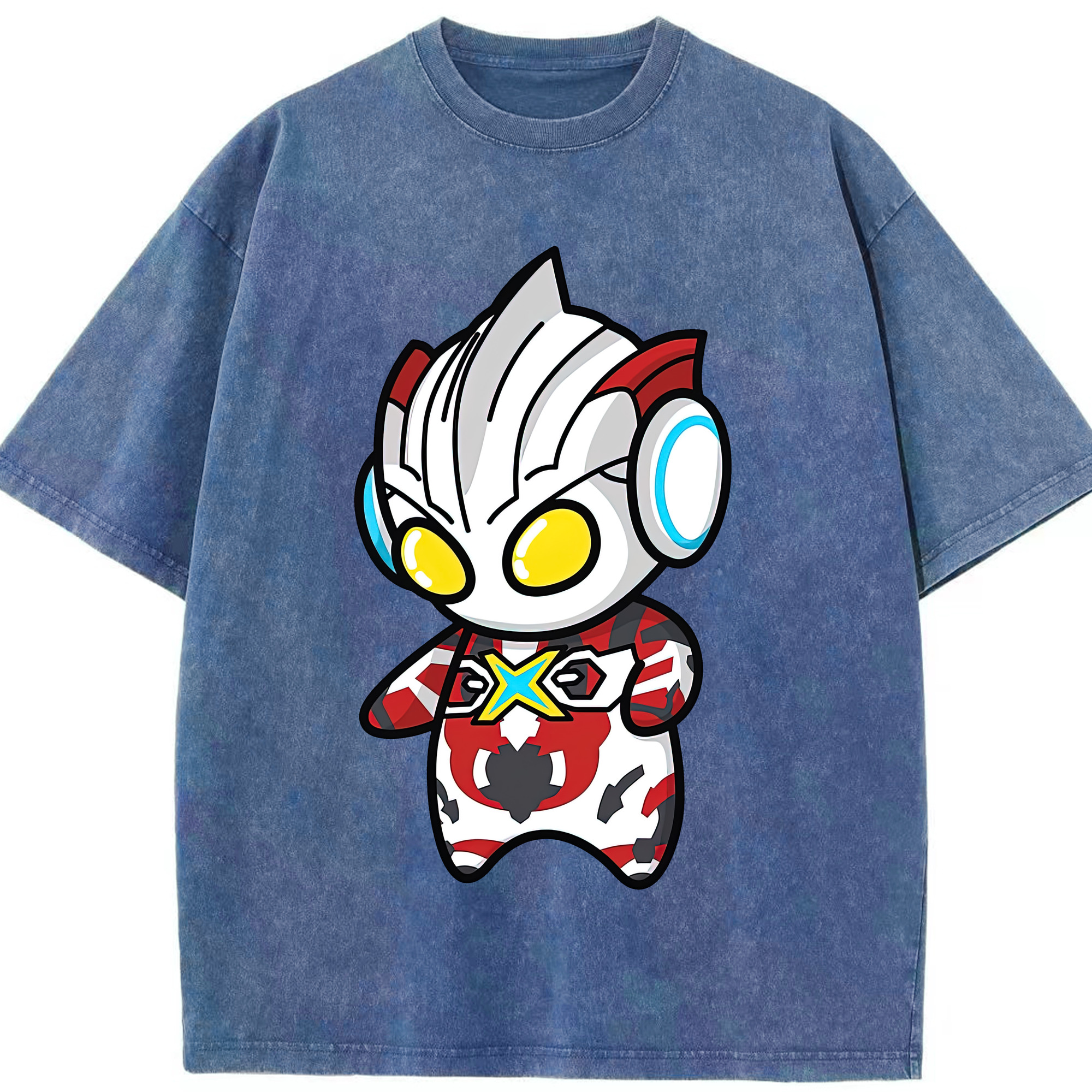 （画像用） ウルトラマン Ultraman 綿100% ヴィンテージ風 半袖Tシャツ（フロントプリント）