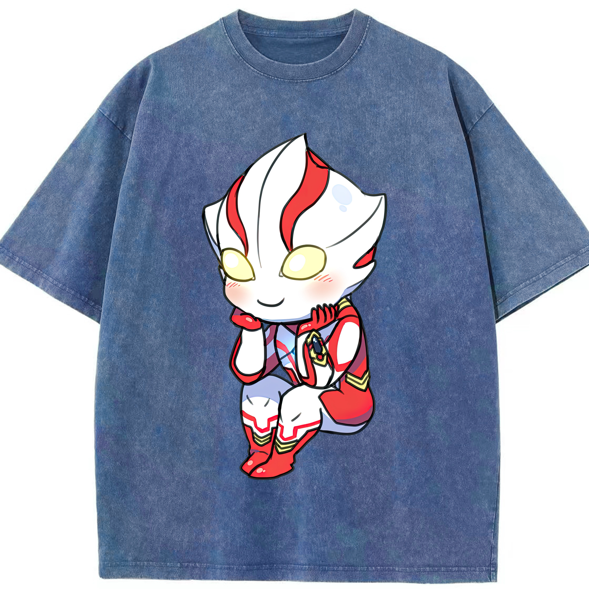 （画像用） ウルトラマン Ultraman 綿100% ヴィンテージ風 半袖Tシャツ（フロントプリント）