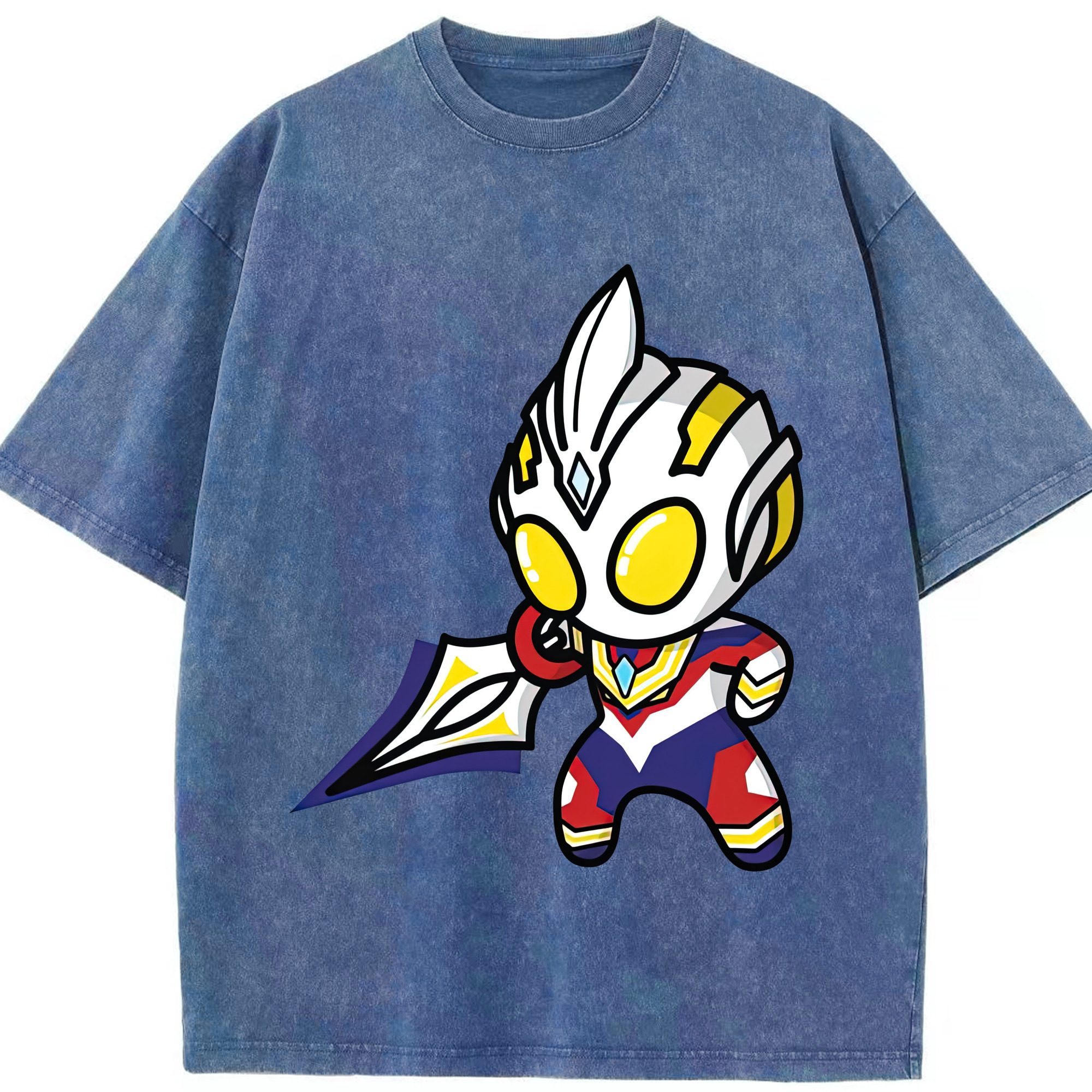 （画像用） ウルトラマン Ultraman 綿100% ヴィンテージ風 半袖Tシャツ（フロントプリント）