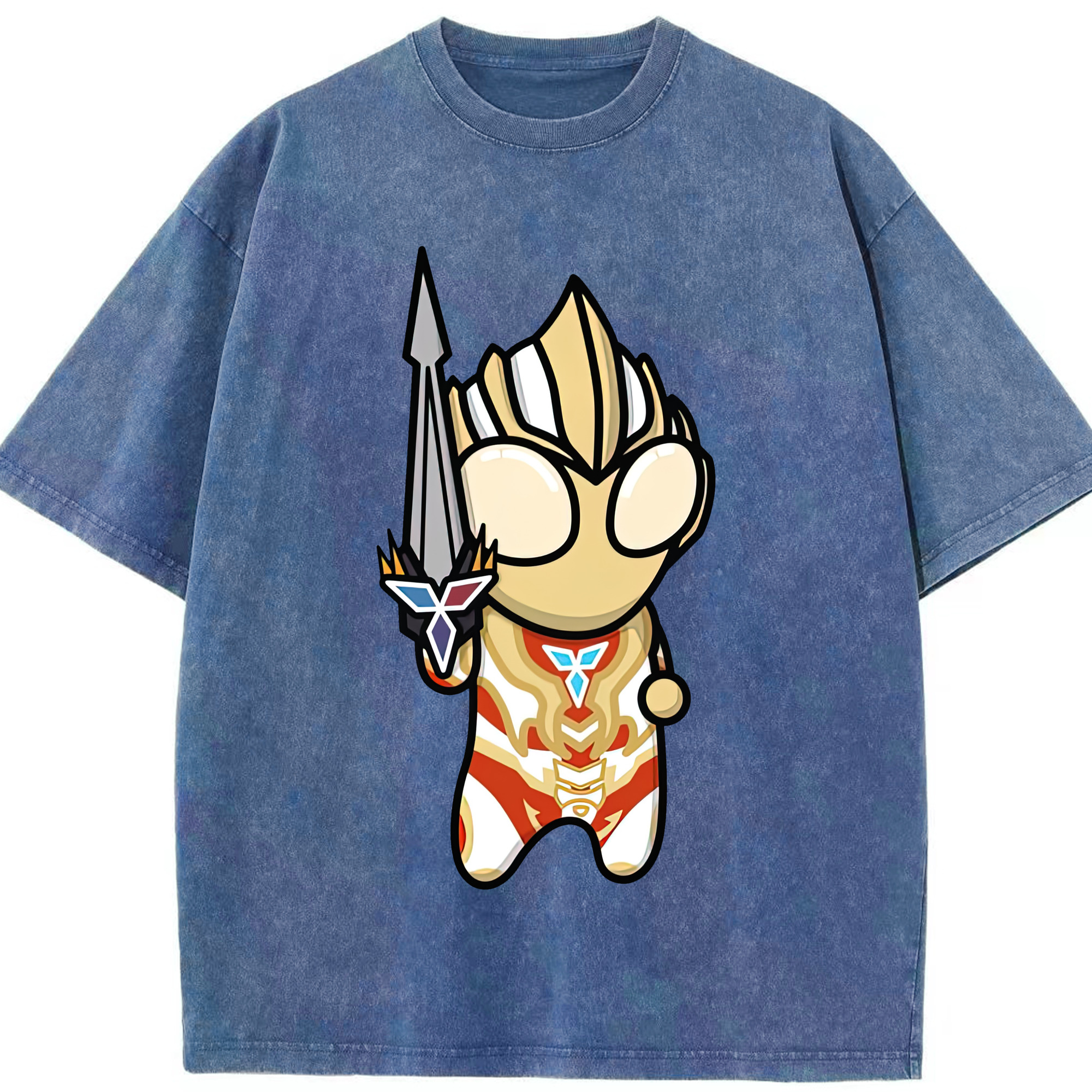 （画像用） ウルトラマン Ultraman 綿100% ヴィンテージ風 半袖Tシャツ（フロントプリント）