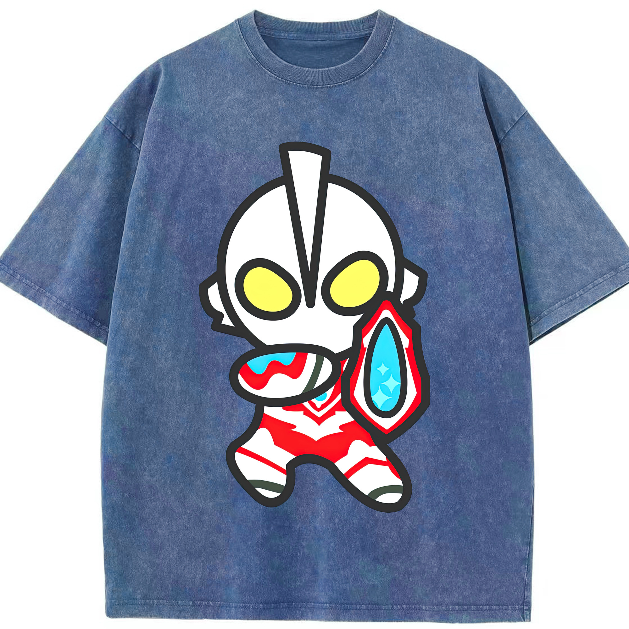 （画像用） ウルトラマン Ultraman 綿100% ヴィンテージ風 半袖Tシャツ（フロントプリント）