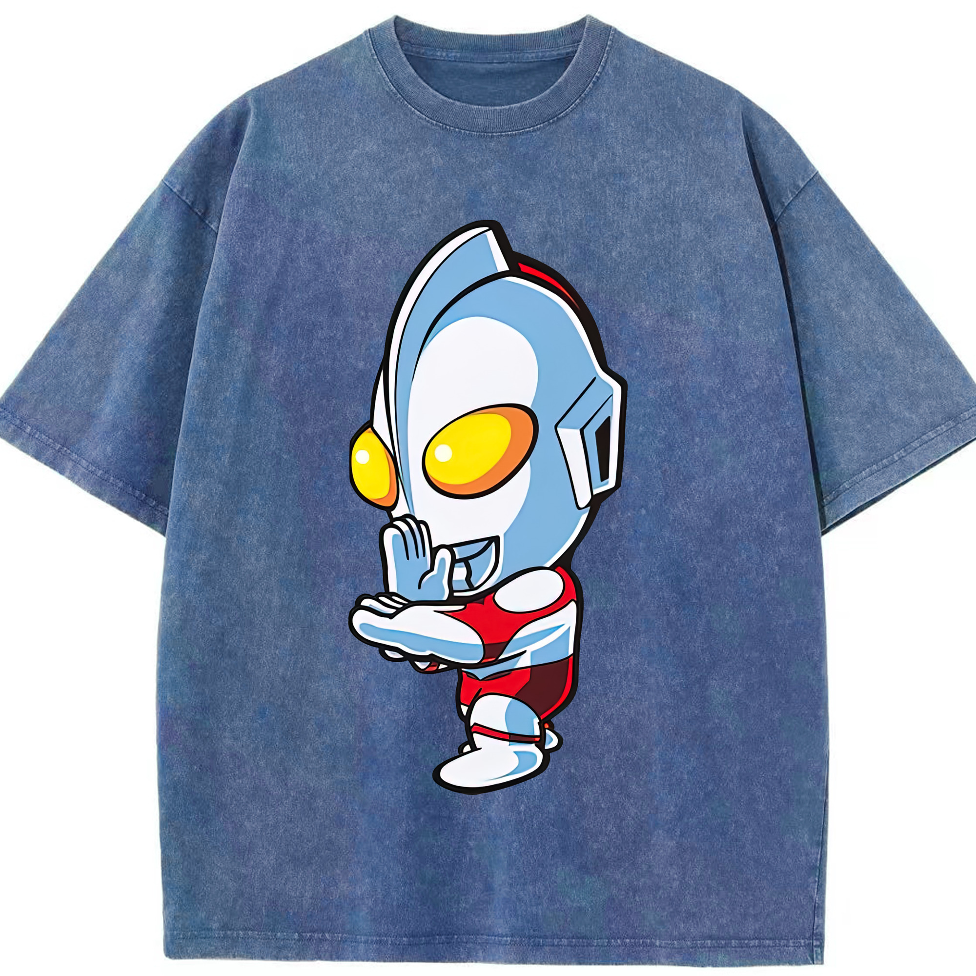 （画像用） ウルトラマン Ultraman 綿100% ヴィンテージ風 半袖Tシャツ（フロントプリント）