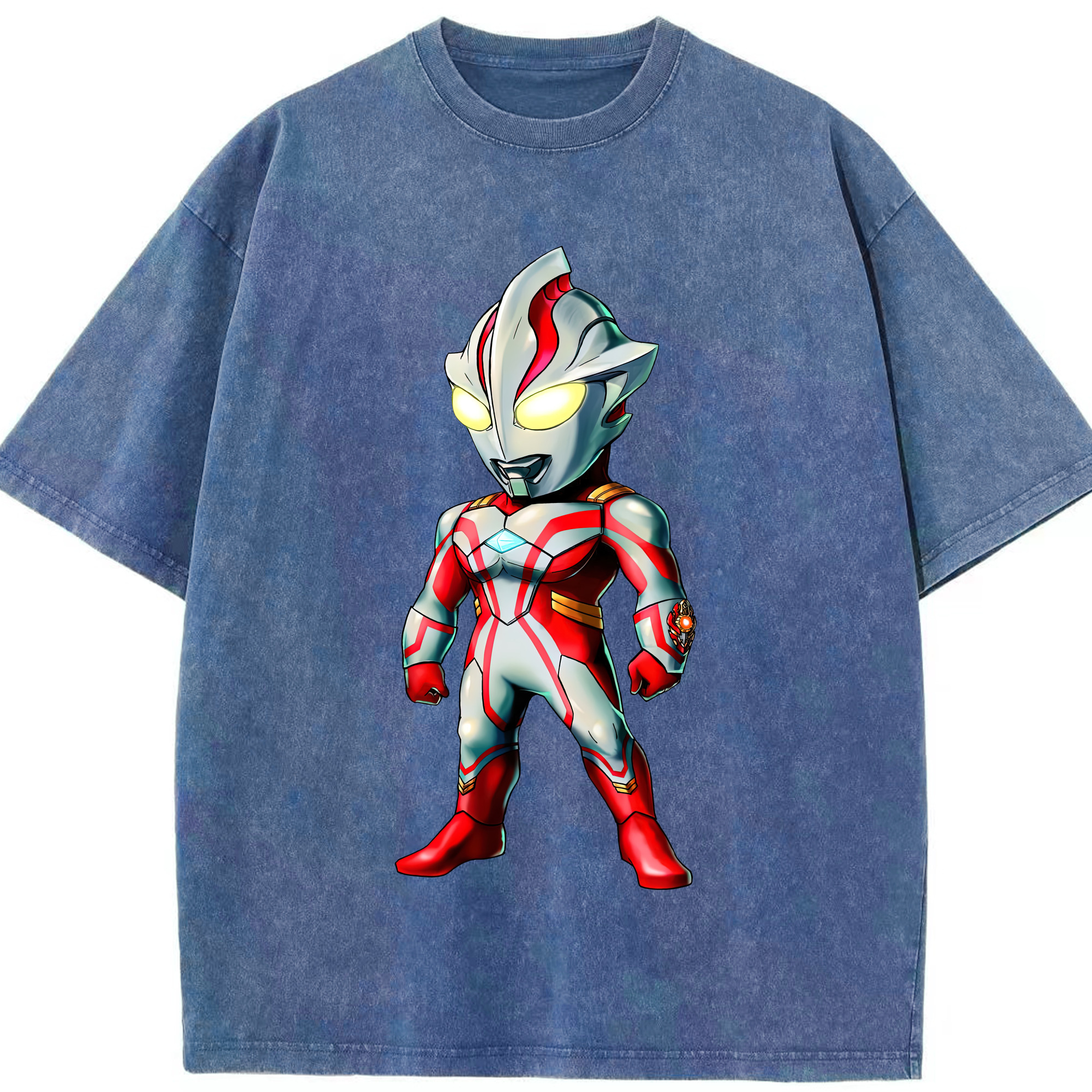 （画像用） ウルトラマン Ultraman 綿100% ヴィンテージ風 半袖Tシャツ（フロントプリント）