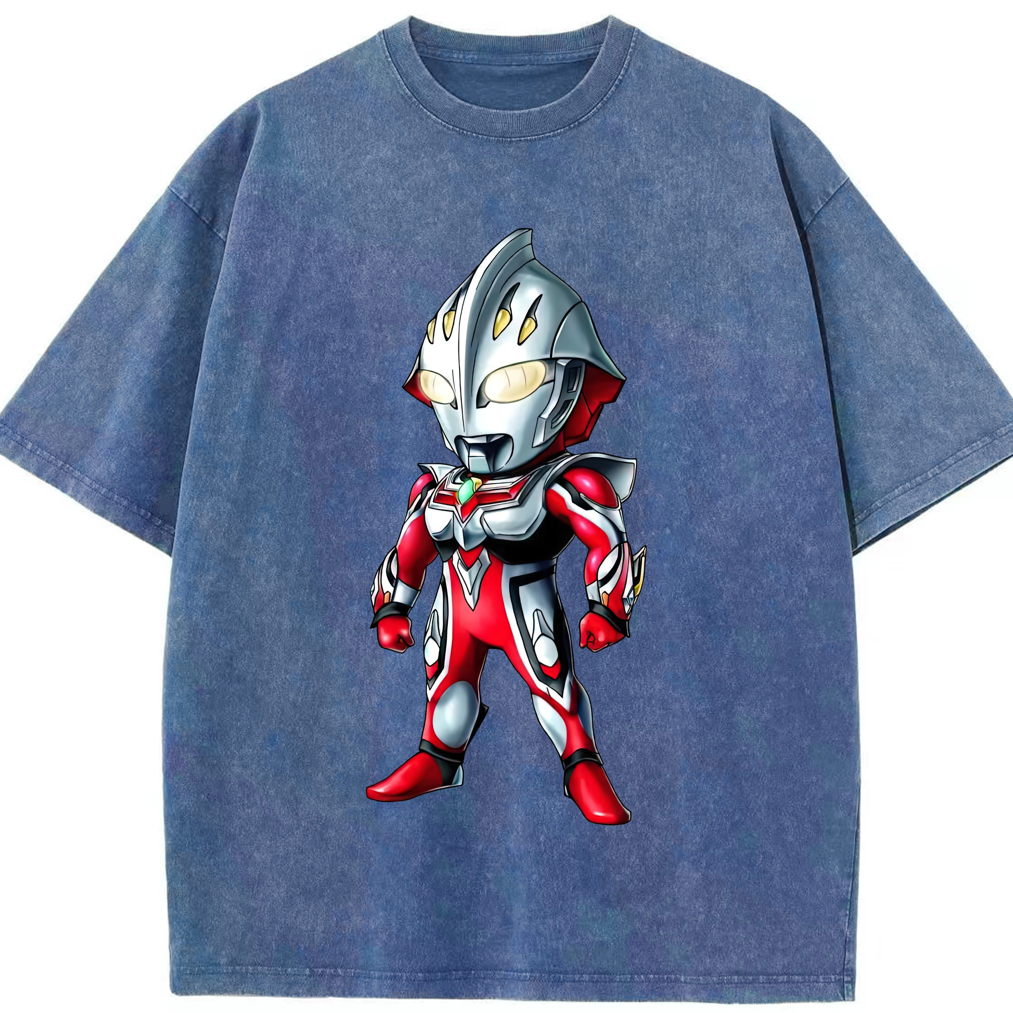 （画像用） ウルトラマン Ultraman 綿100% ヴィンテージ風 半袖Tシャツ（フロントプリント）