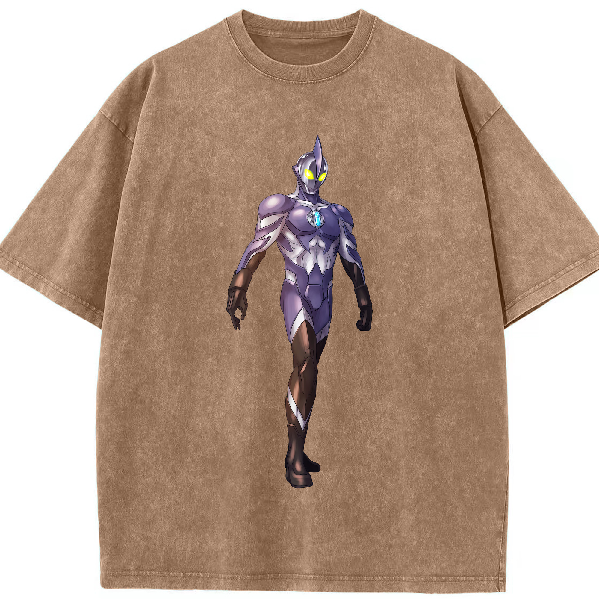 （画像用） ウルトラマン Ultraman 綿100% ヴィンテージ風 半袖Tシャツ（フロントプリント）