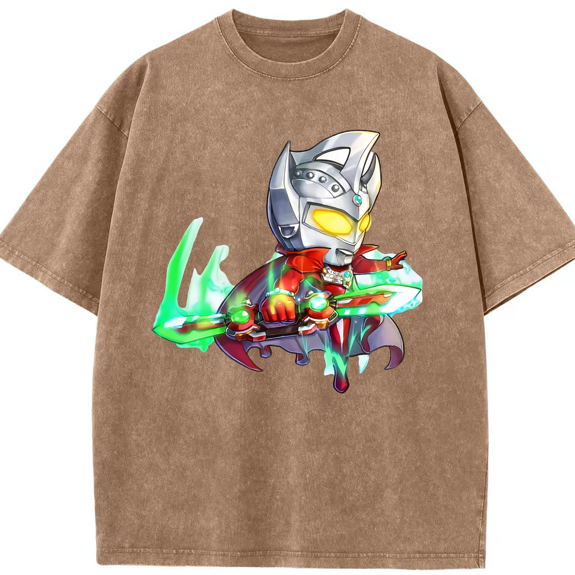 （画像用） ウルトラマン Ultraman 綿100% ヴィンテージ風 半袖Tシャツ（フロントプリント）