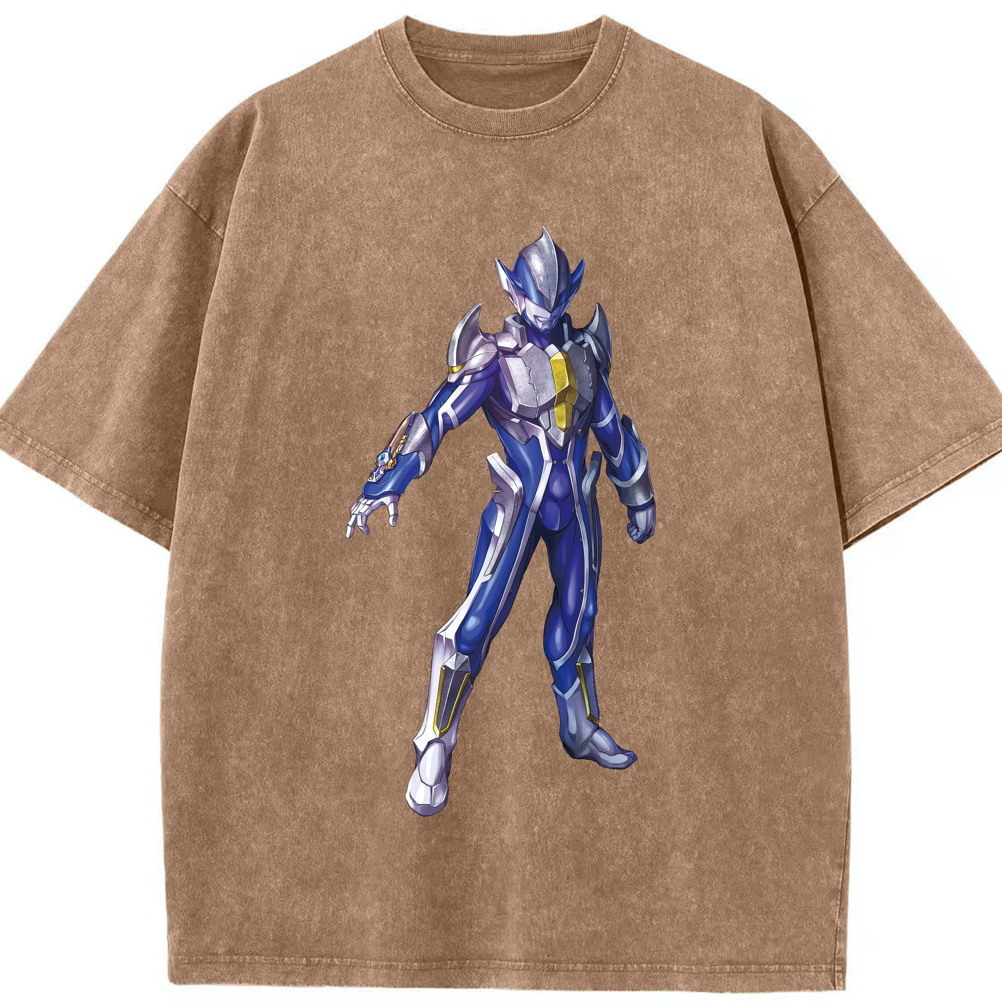 （画像用） ウルトラマン Ultraman 綿100% ヴィンテージ風 半袖Tシャツ（フロントプリント）