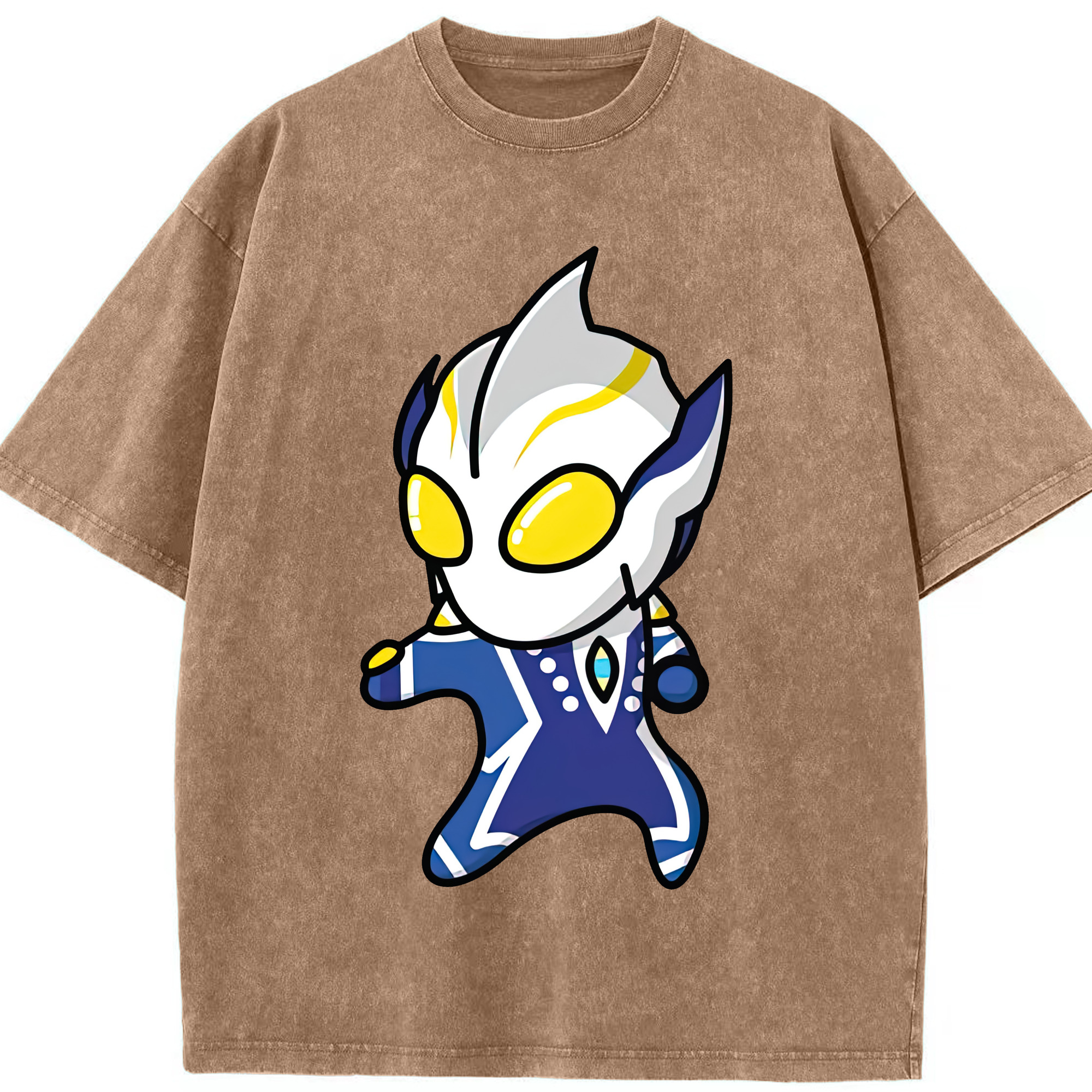 （画像用） ウルトラマン Ultraman 綿100% ヴィンテージ風 半袖Tシャツ（フロントプリント）