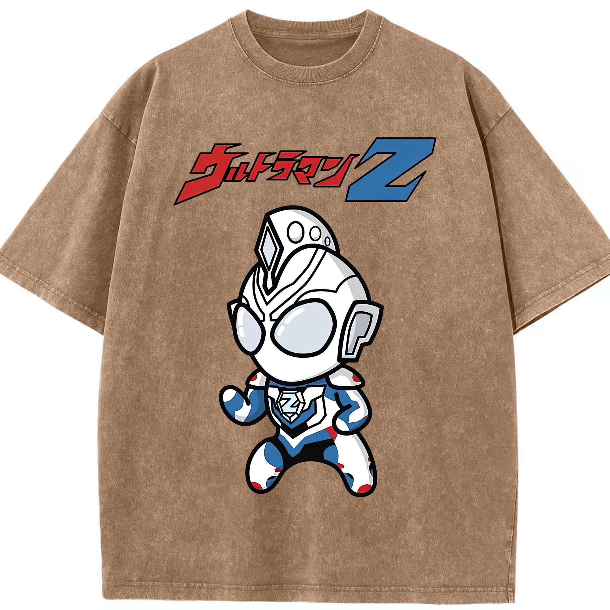 （画像用） ウルトラマン Ultraman 綿100% ヴィンテージ風 半袖Tシャツ（フロントプリント）
