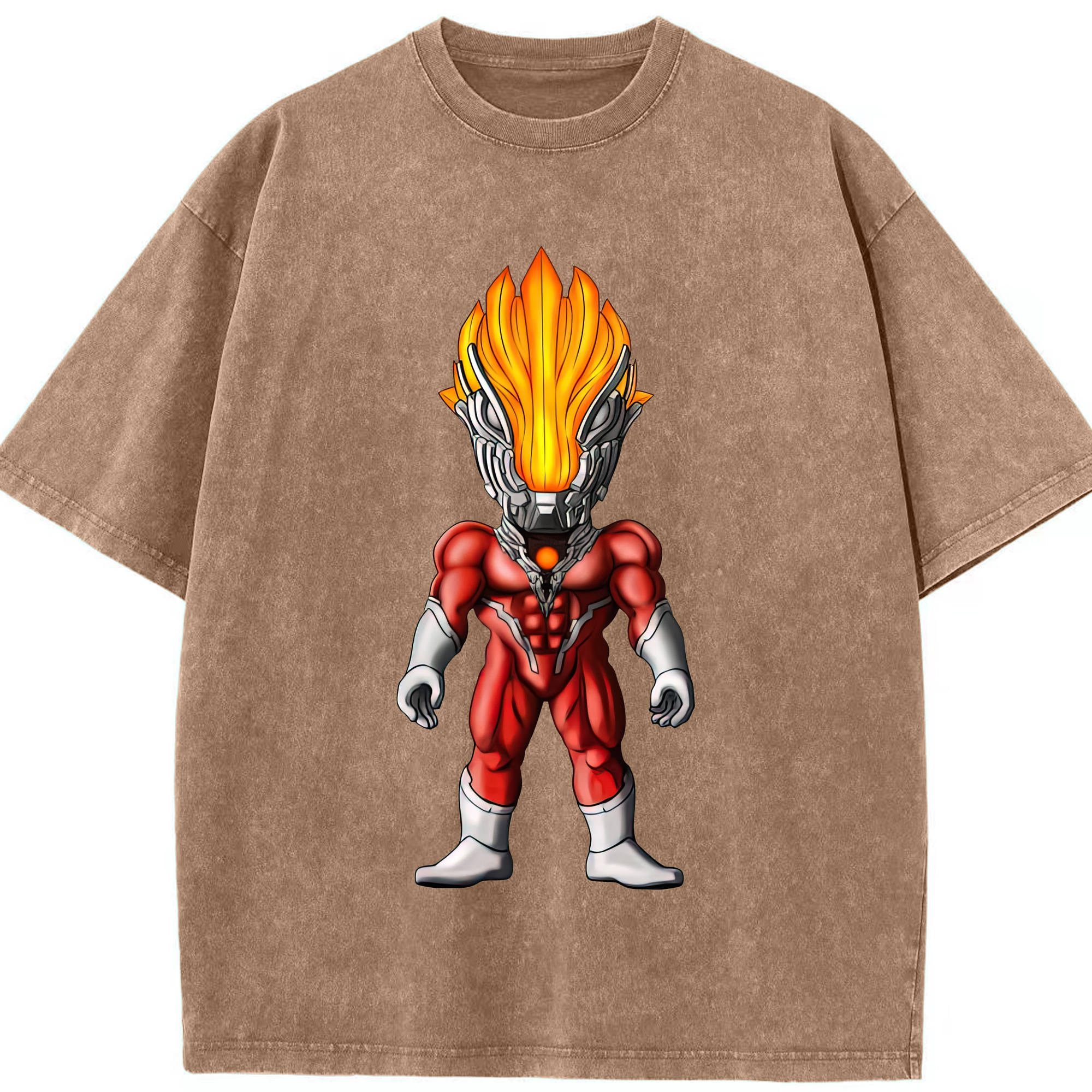 （画像用） ウルトラマン Ultraman 綿100% ヴィンテージ風 半袖Tシャツ（フロントプリント）