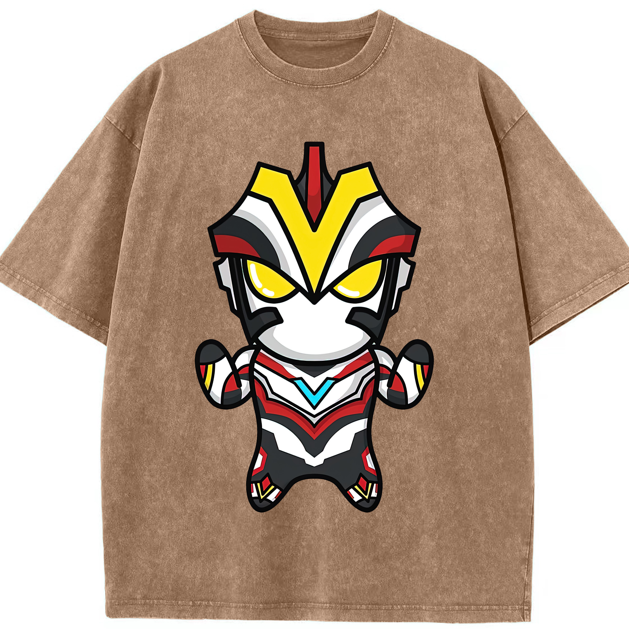 （画像用） ウルトラマン Ultraman 綿100% ヴィンテージ風 半袖Tシャツ（フロントプリント）