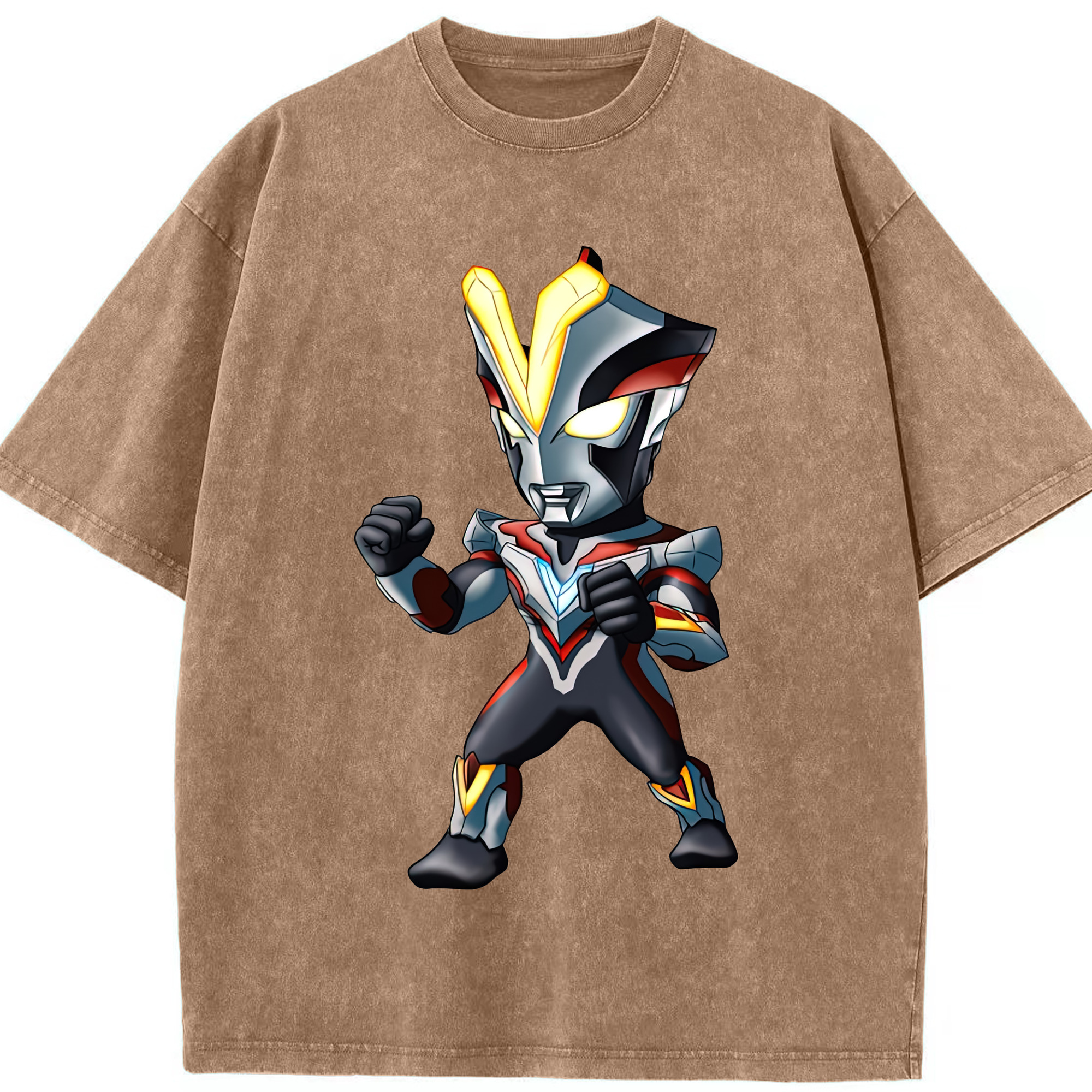 （画像用） ウルトラマン Ultraman 綿100% ヴィンテージ風 半袖Tシャツ（フロントプリント）